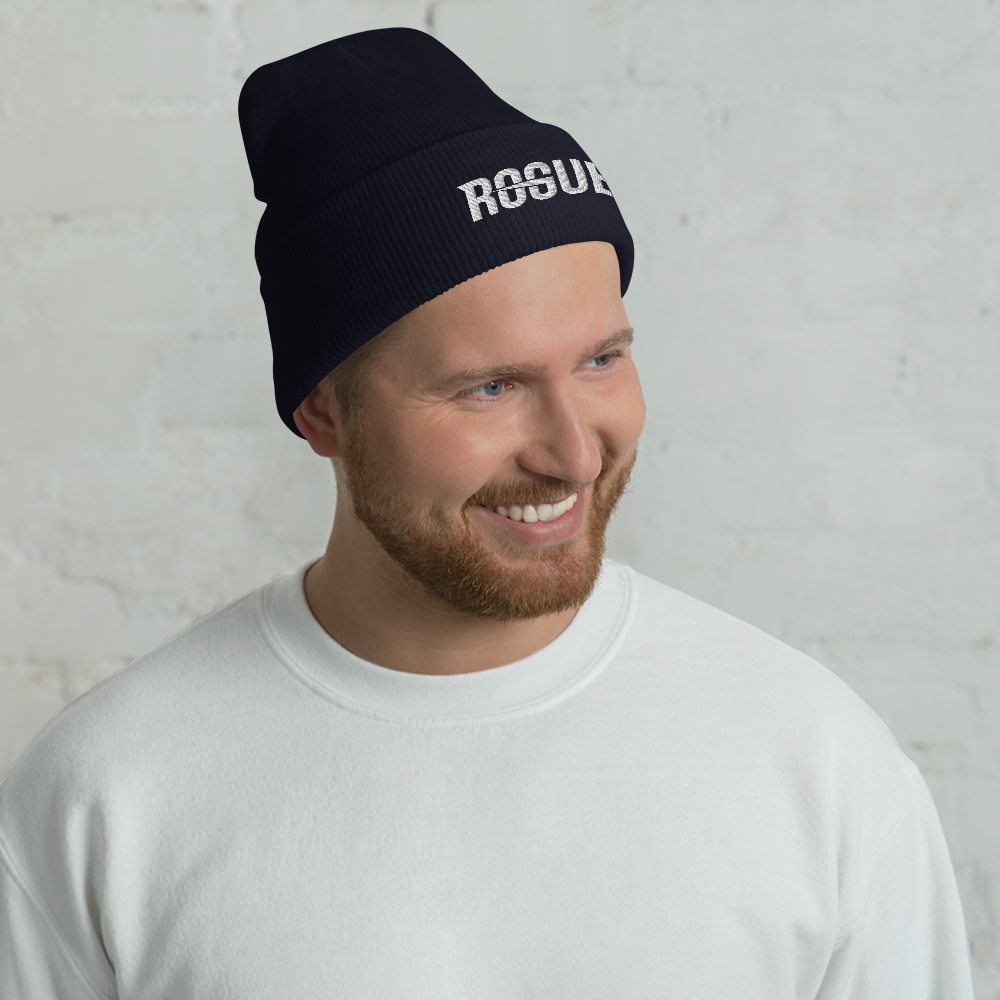 Rogue Wordmark Beanie - Navy