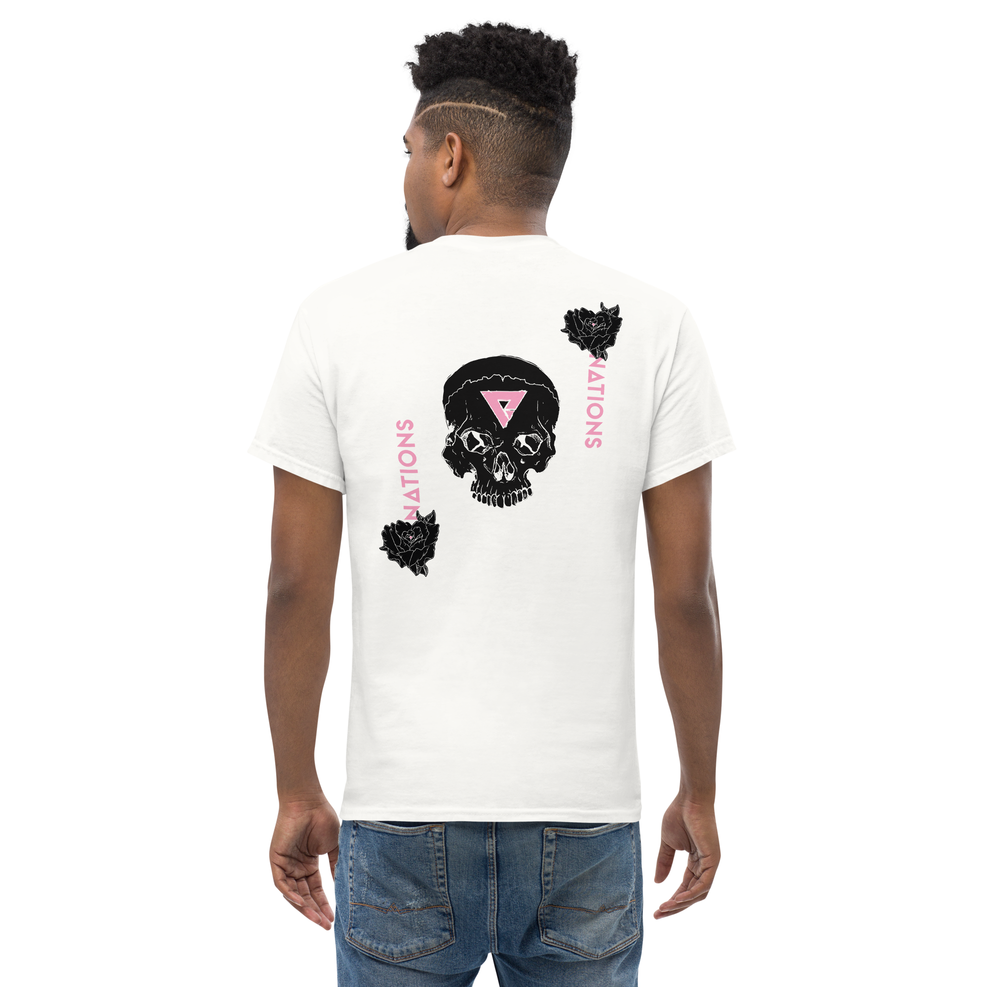 Skull and Roses Tee - White