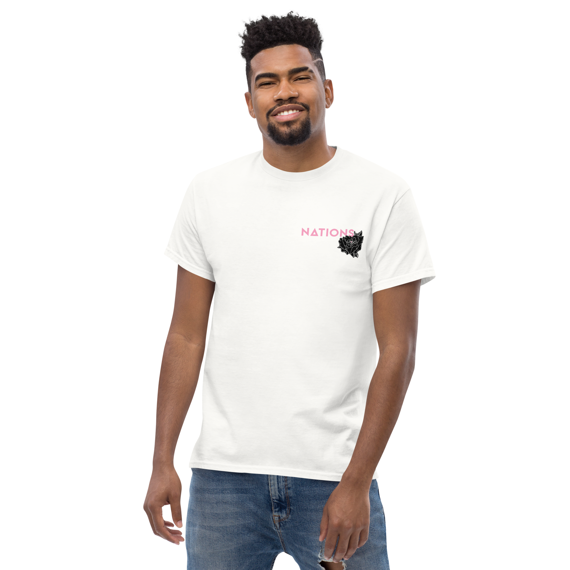 Skull and Roses Tee - White