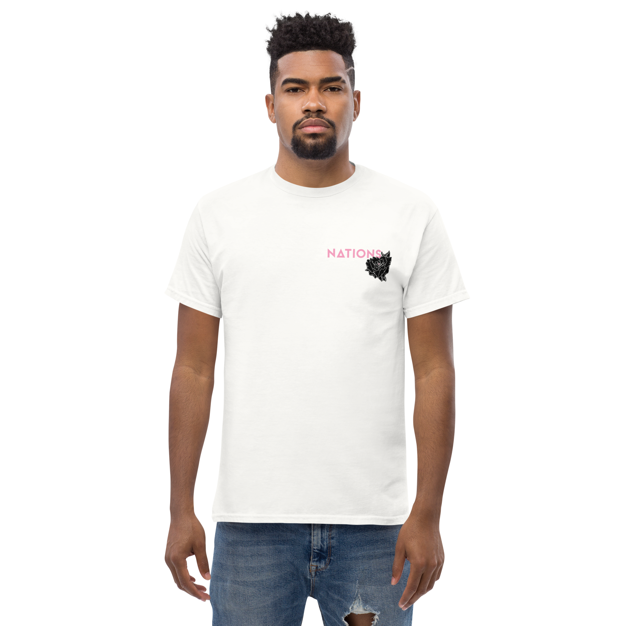 Skull and Roses Tee - White