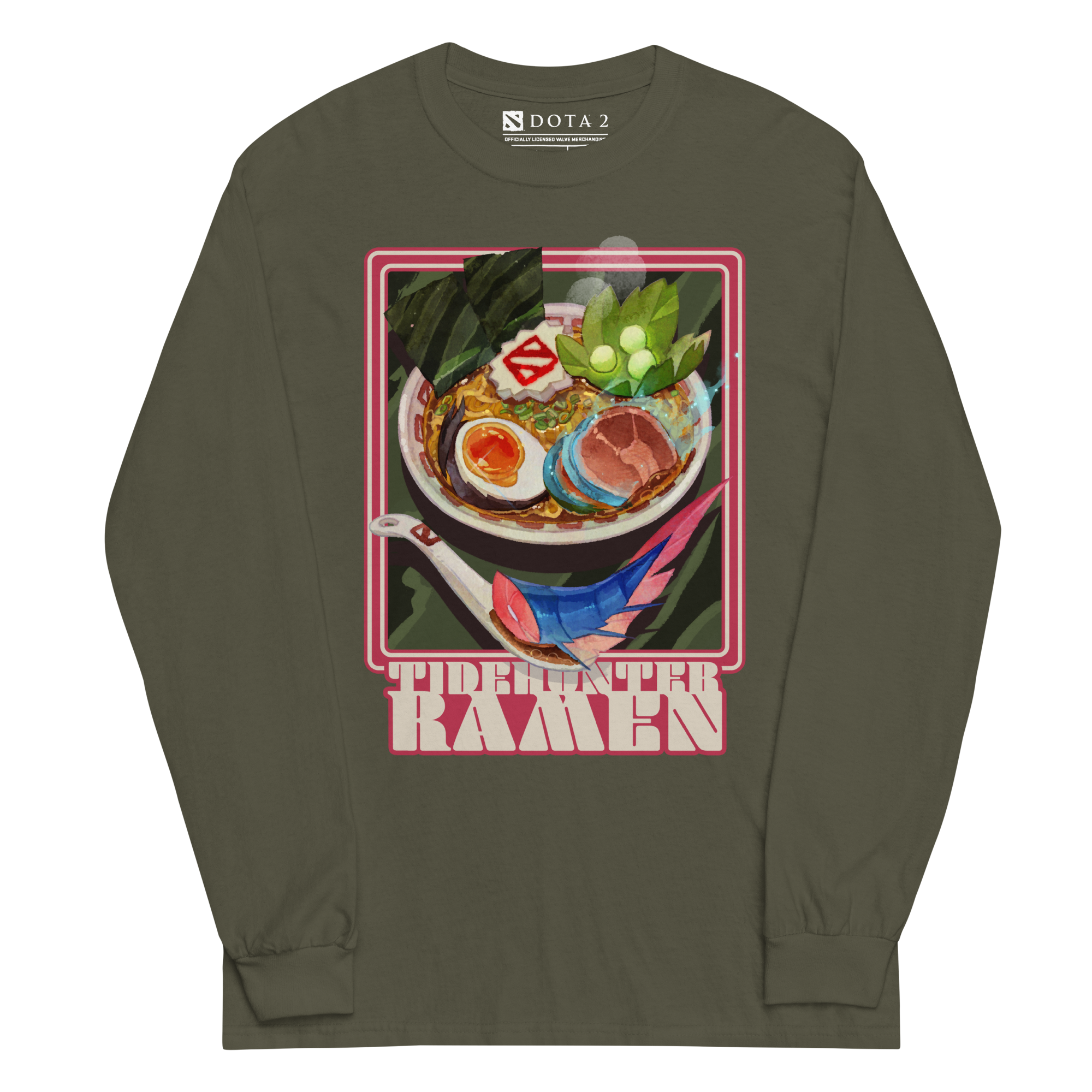 Tidehunter Ramen Long Sleeve - Army