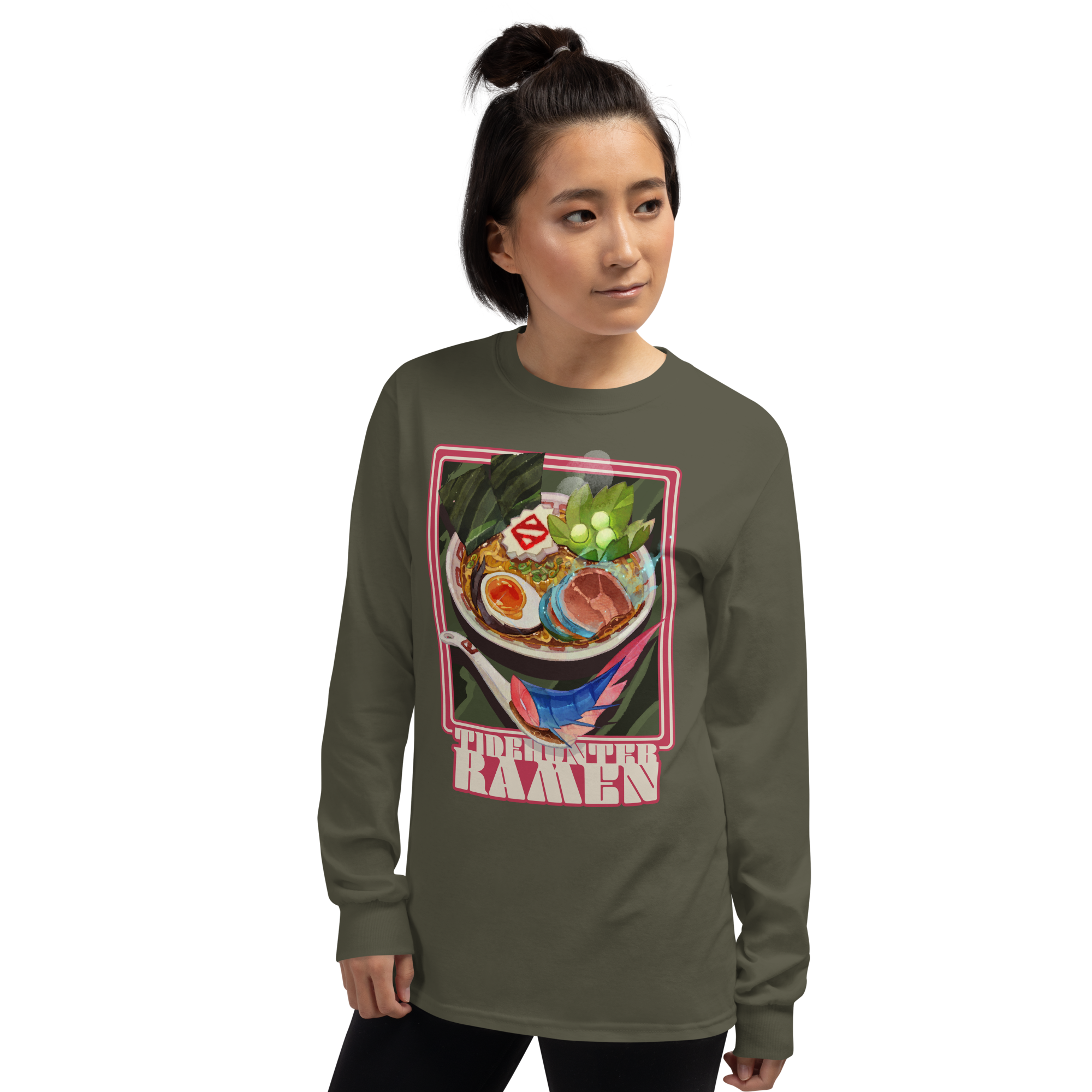 Tidehunter Ramen Long Sleeve - Army