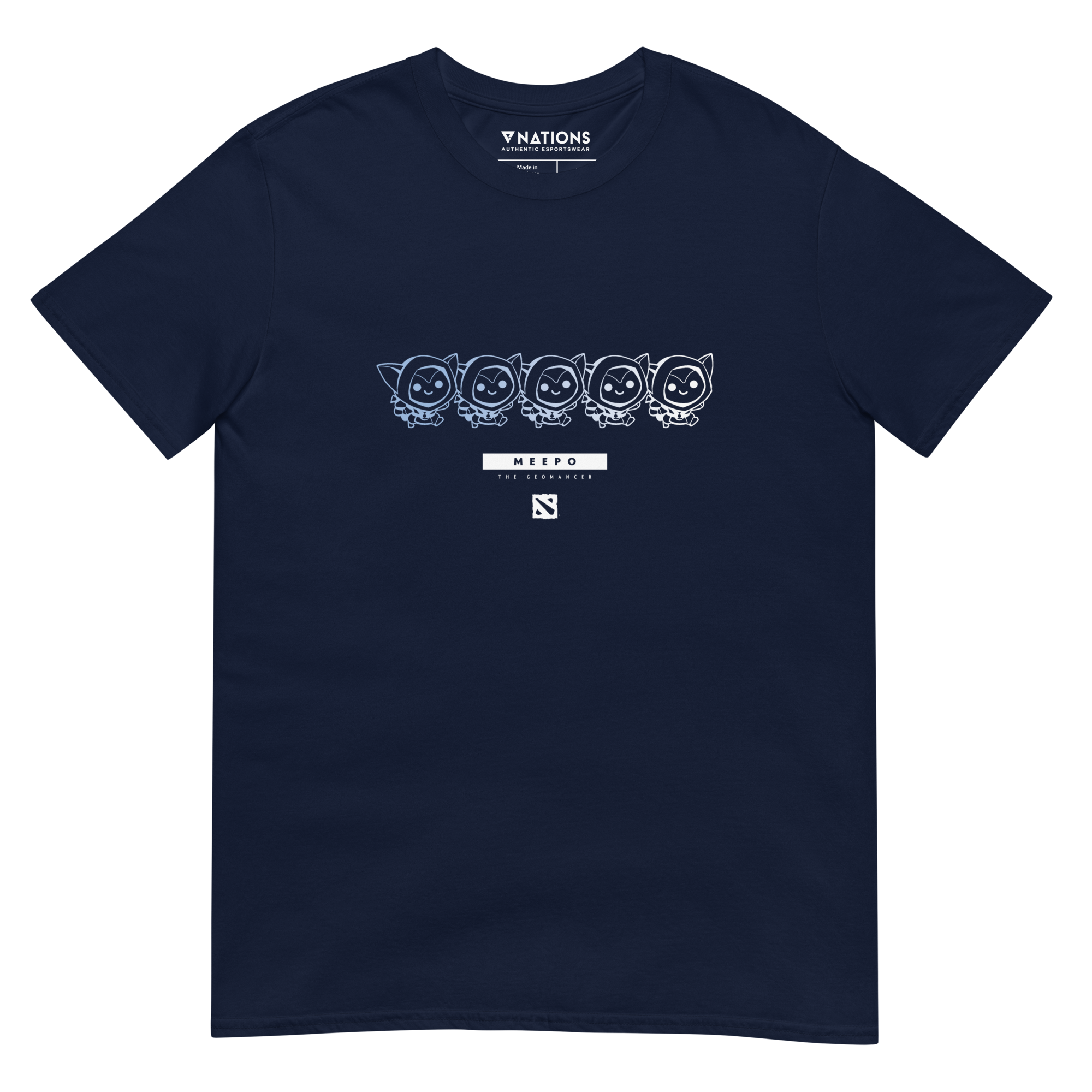 Meepo Line Tee - Navy