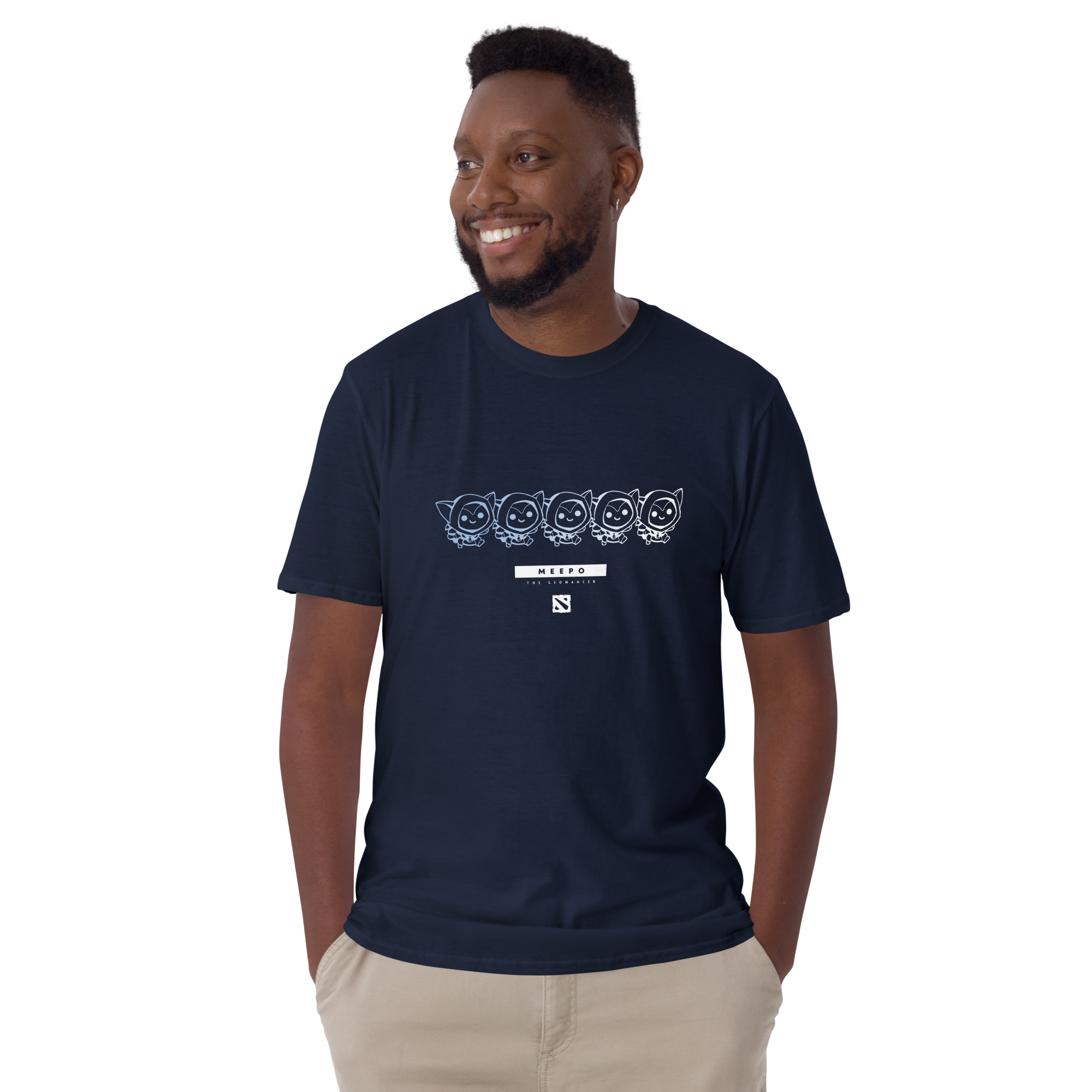 Meepo Line Tee - Navy