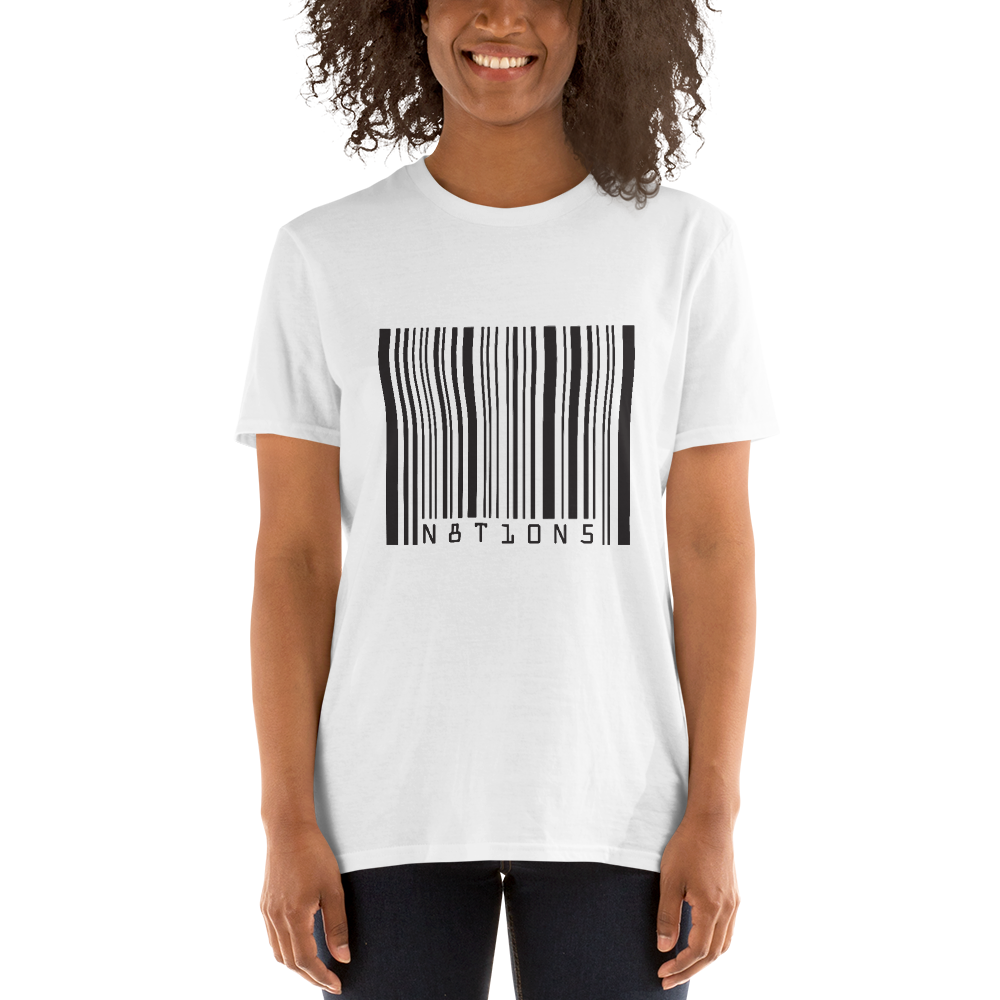 Barcode Tee - White