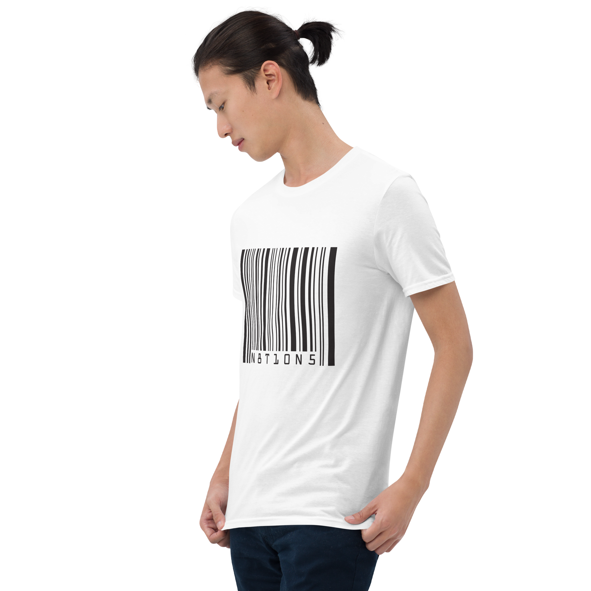 Barcode Tee - White