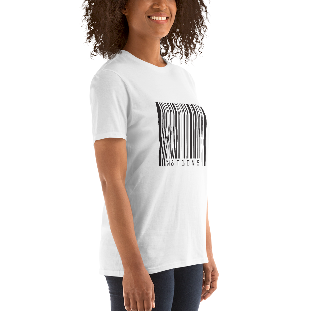 Barcode Tee - White