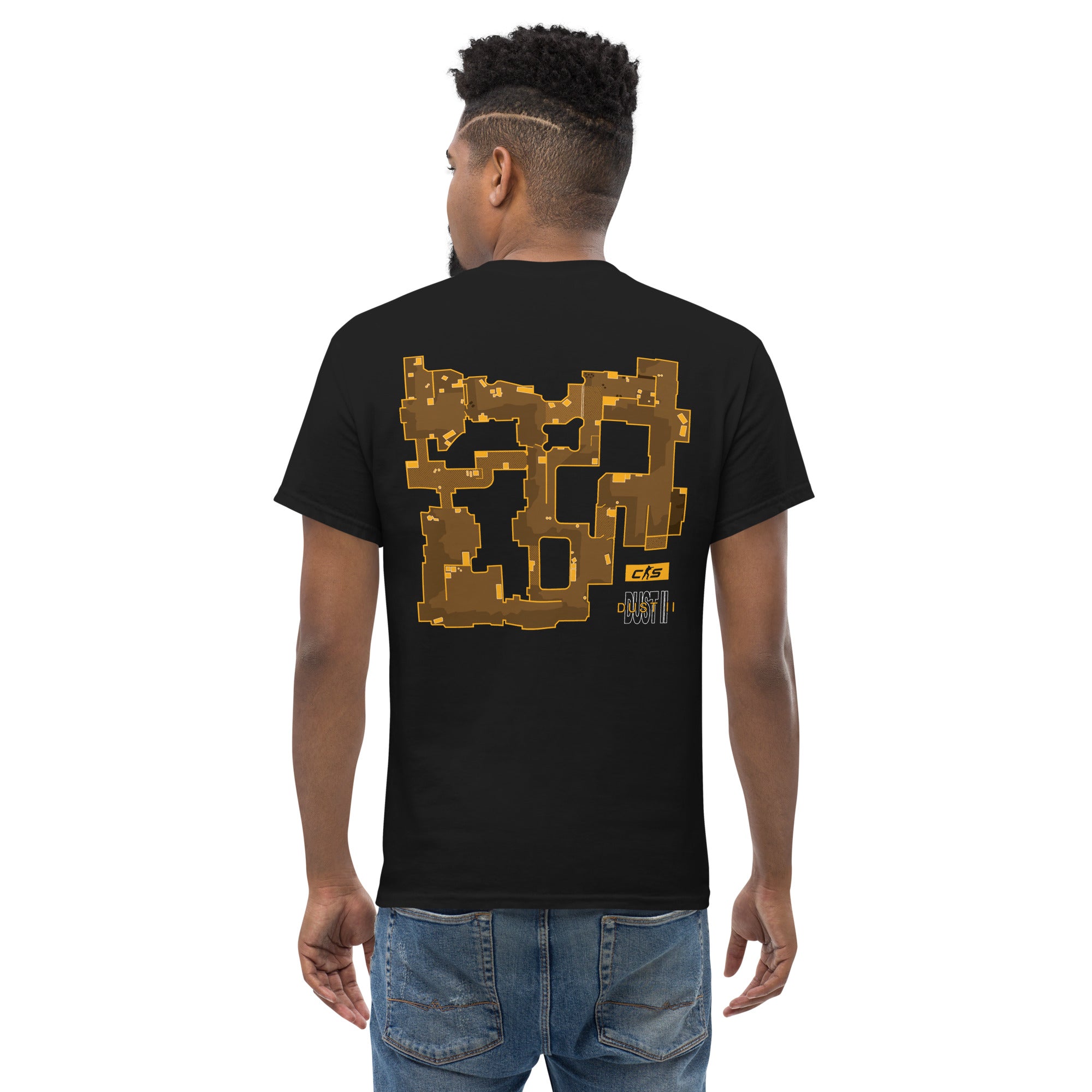 CS2 Dust II Map Tee