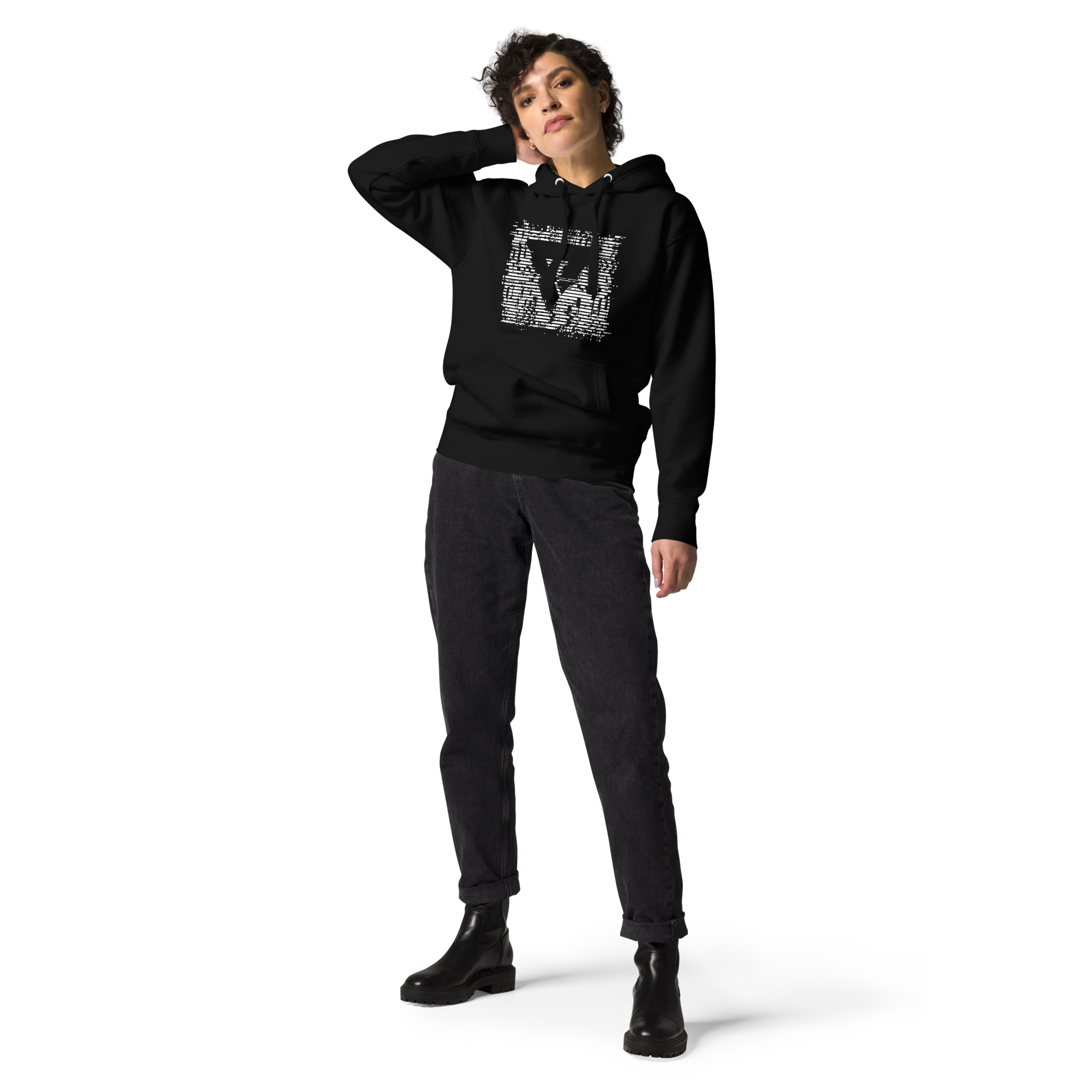 Glitch Hoodie - Black