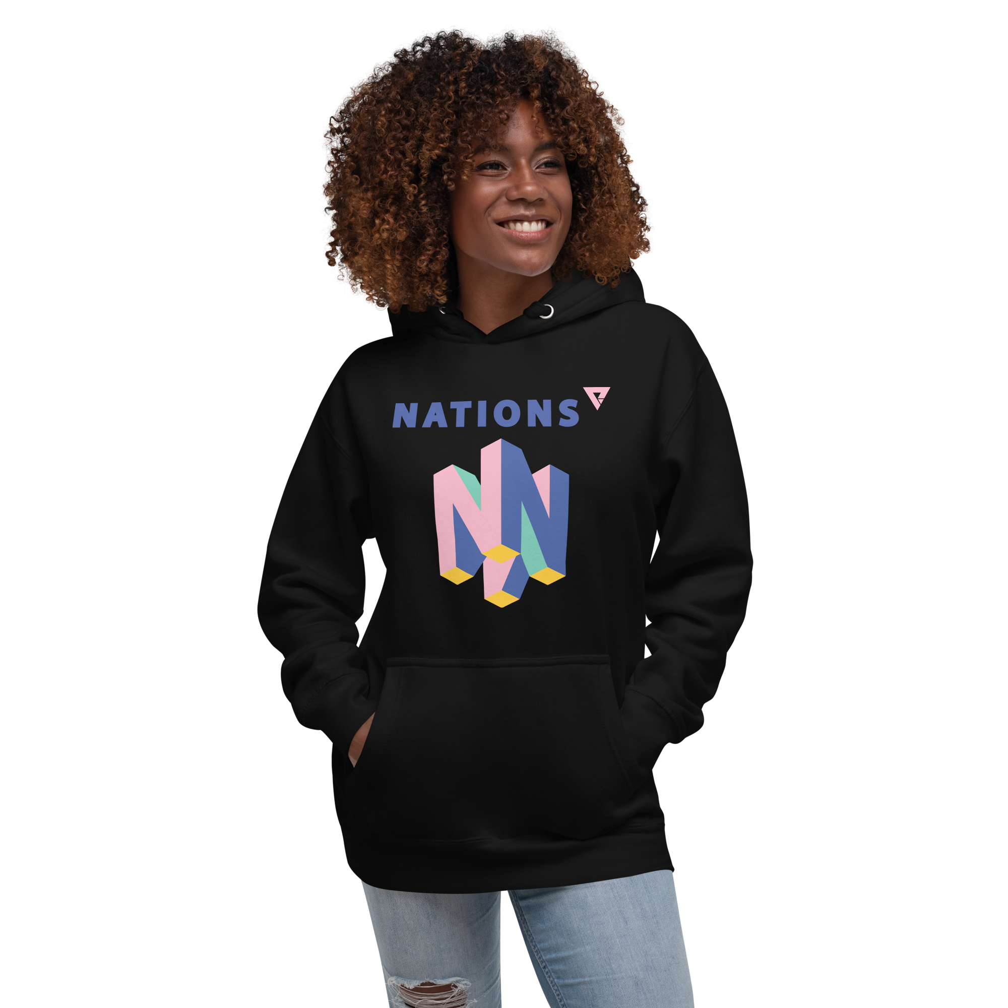 Wave64 Hoodie - Black