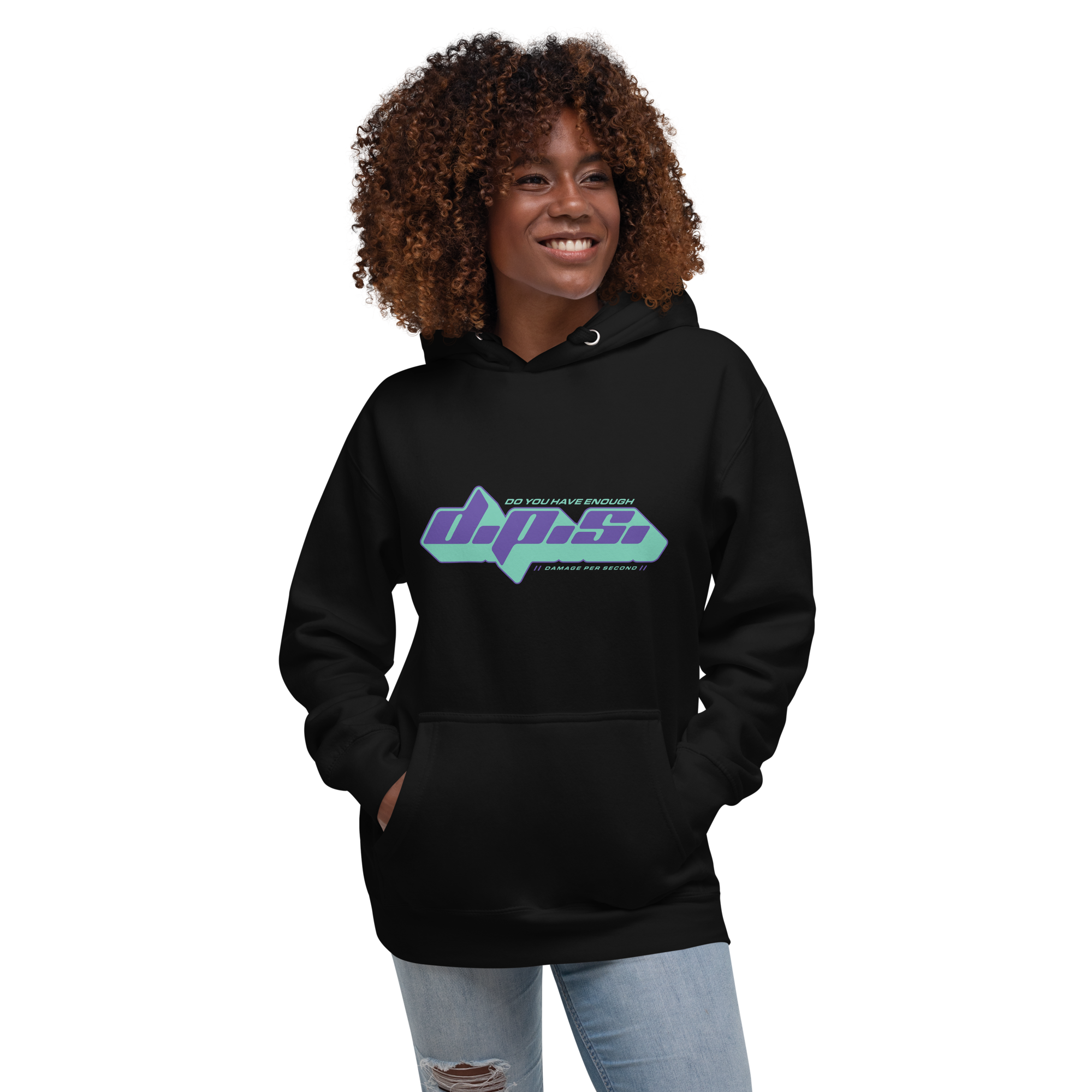 Enough DPS? Hoodie - Black