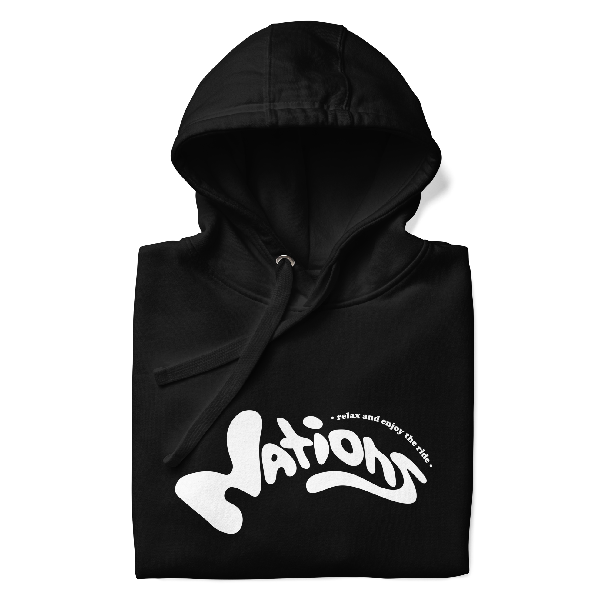 Lounge Compass Hoodie - Black