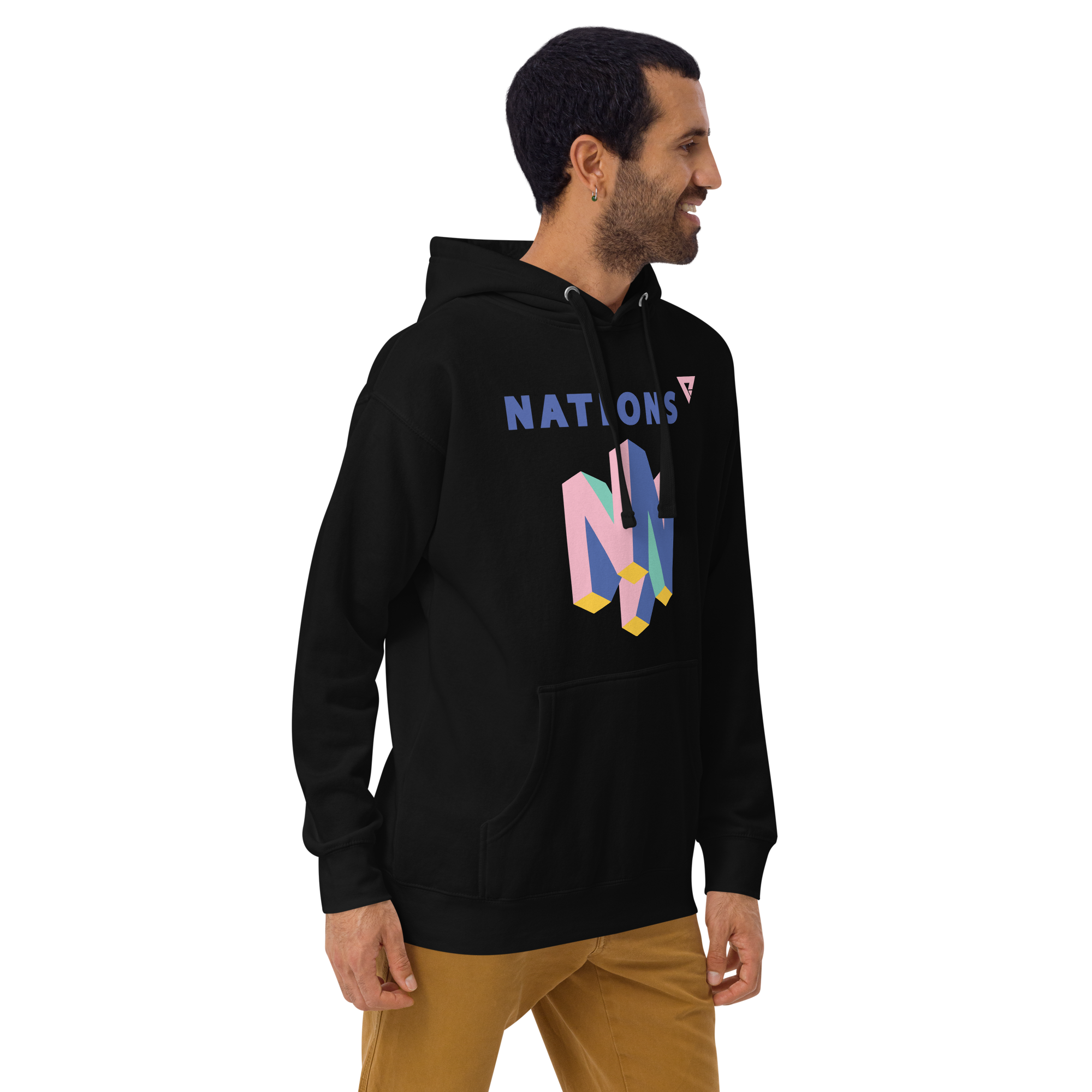 Wave64 Hoodie - Black