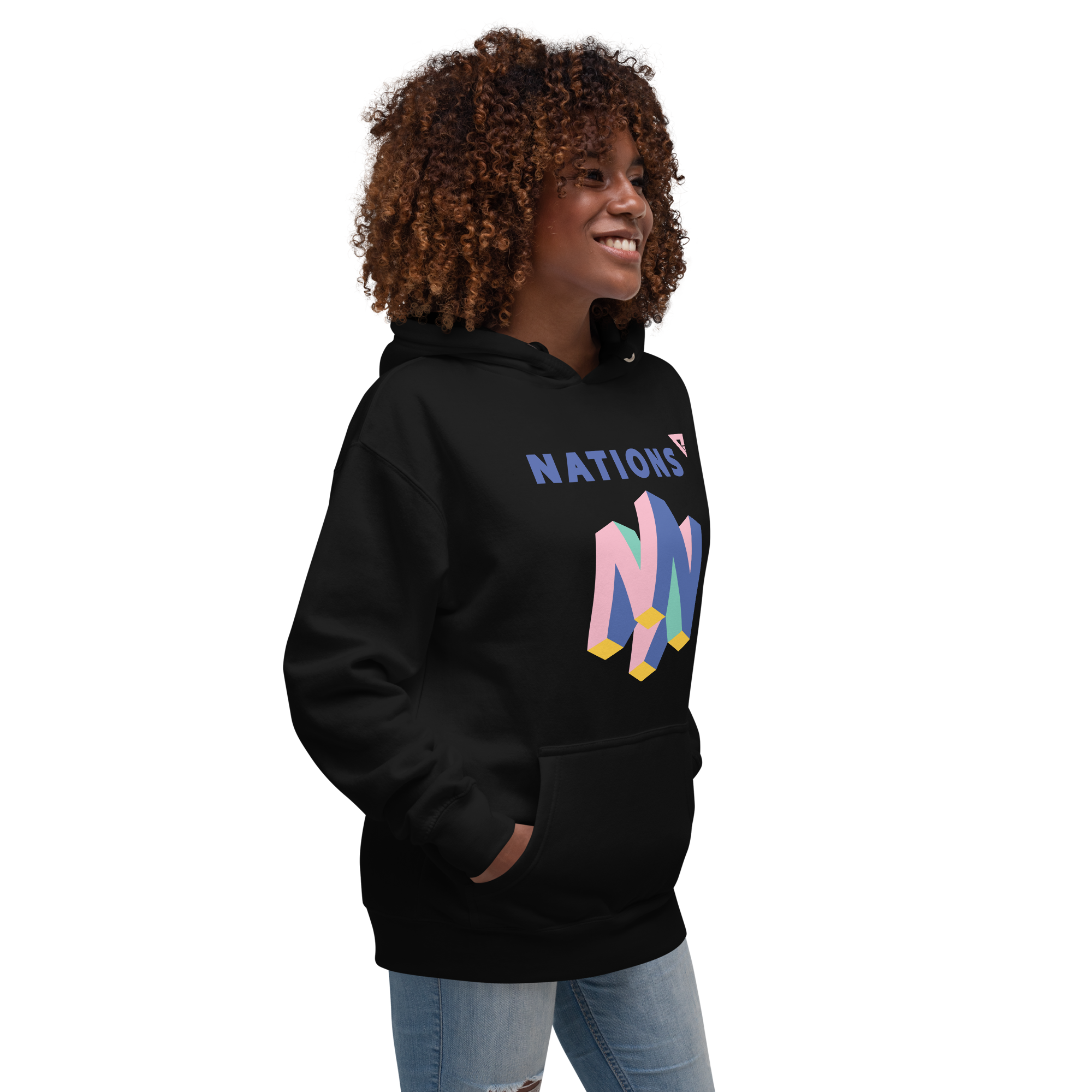 Wave64 Hoodie - Black