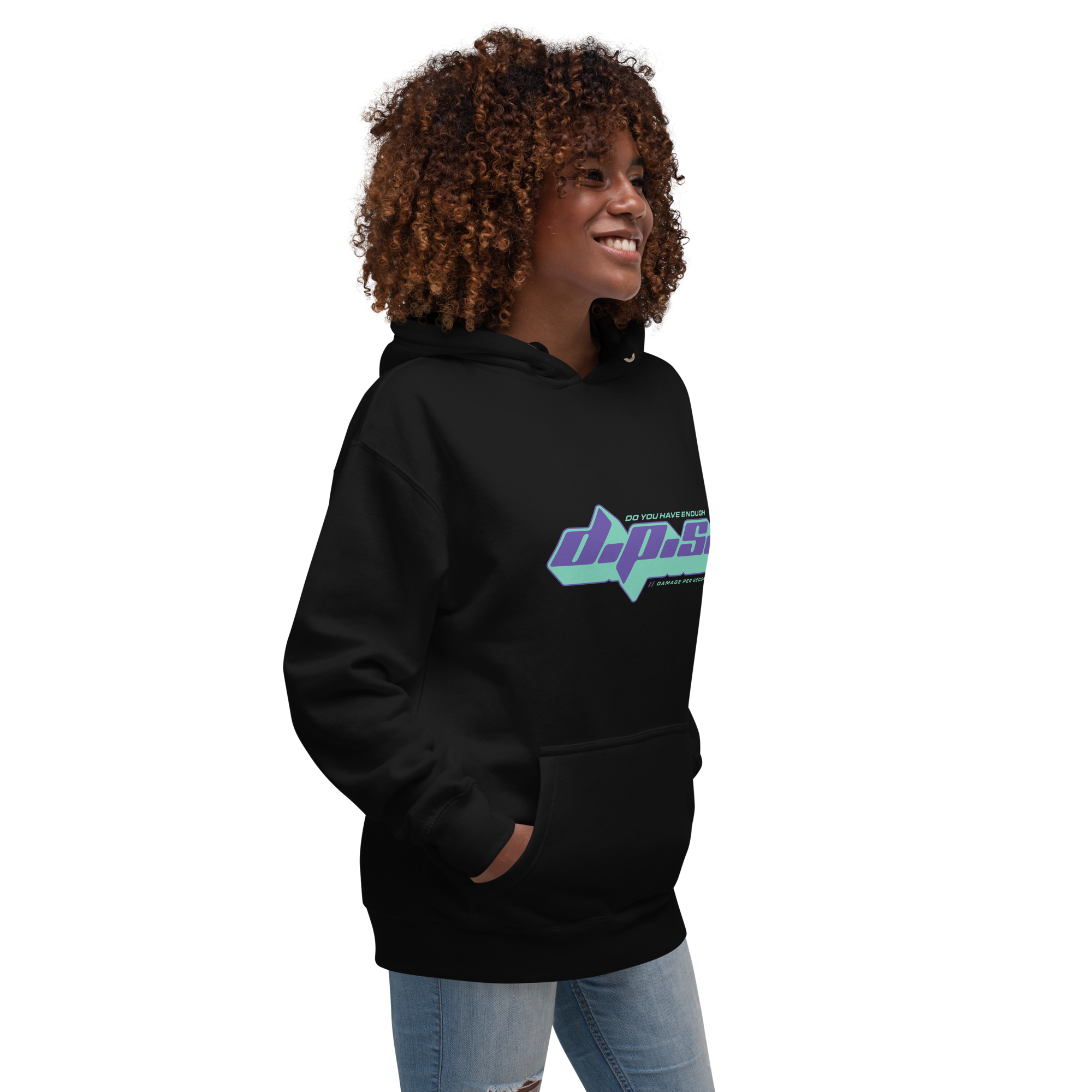 Enough DPS? Hoodie - Black