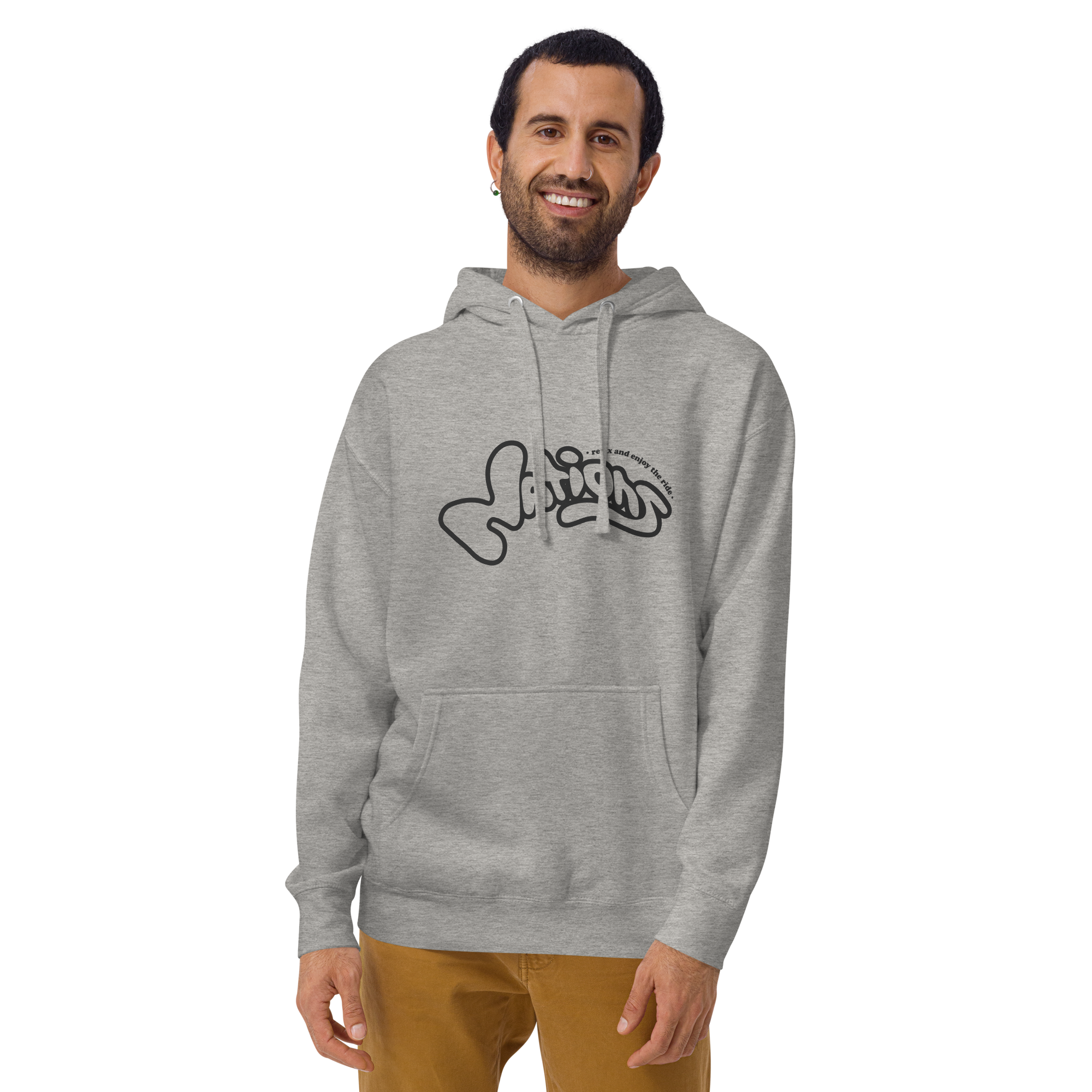 Lounge Compass Hoodie - Heather Grey