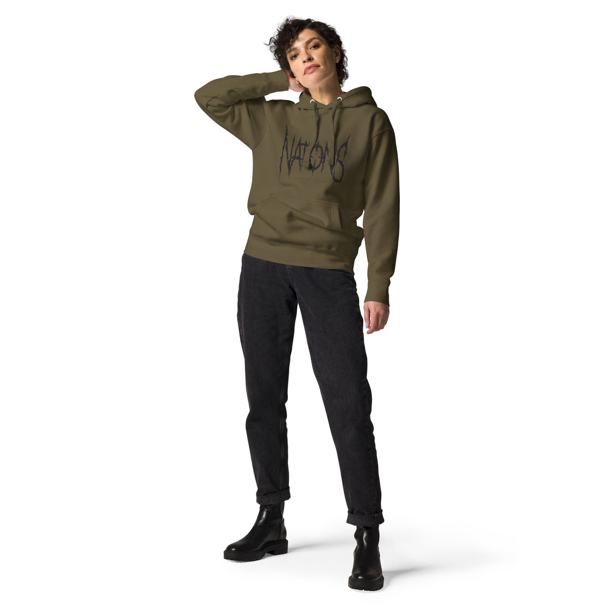 Heavy Metal Gaming Hoodie - Military Green