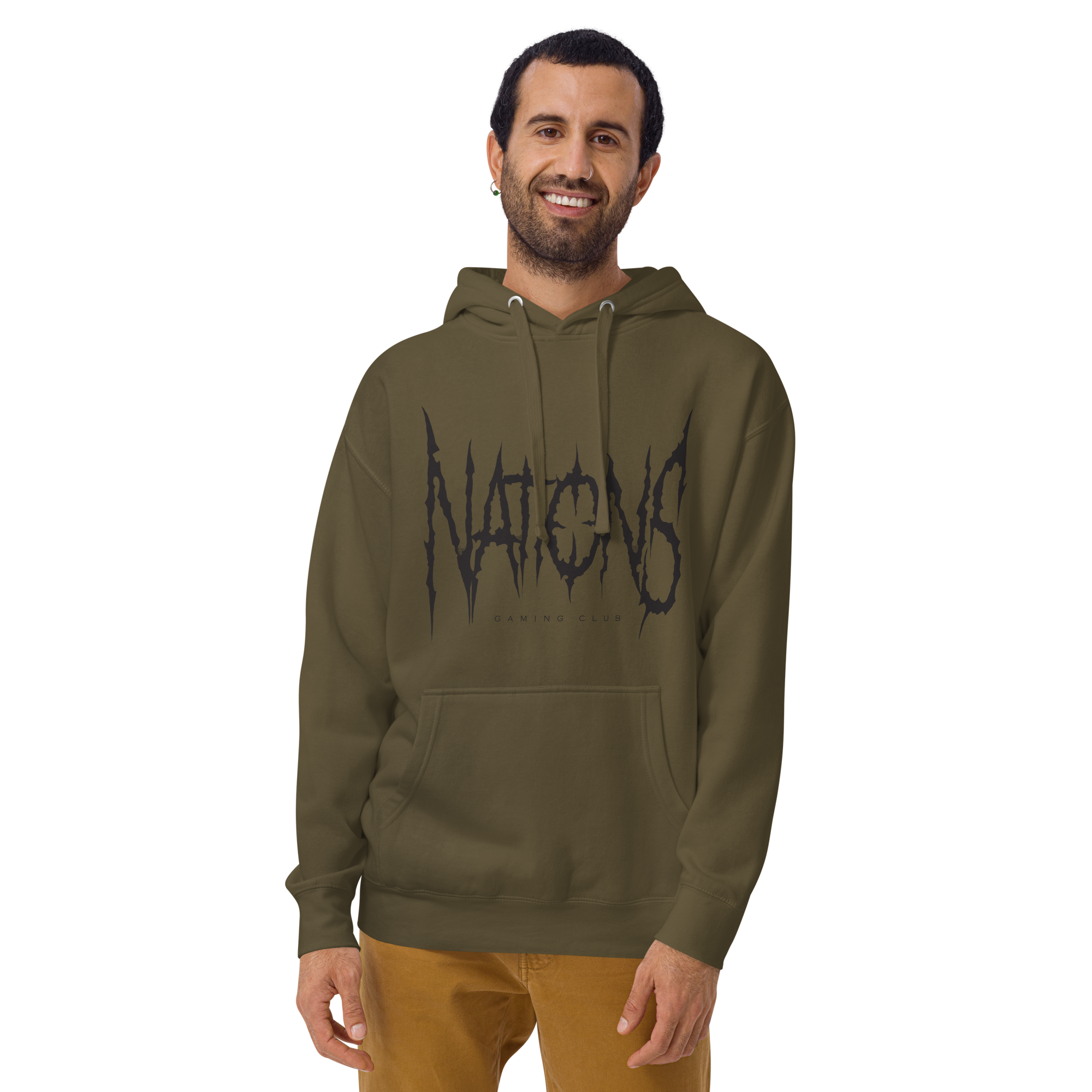 Heavy Metal Gaming Hoodie - Military Green
