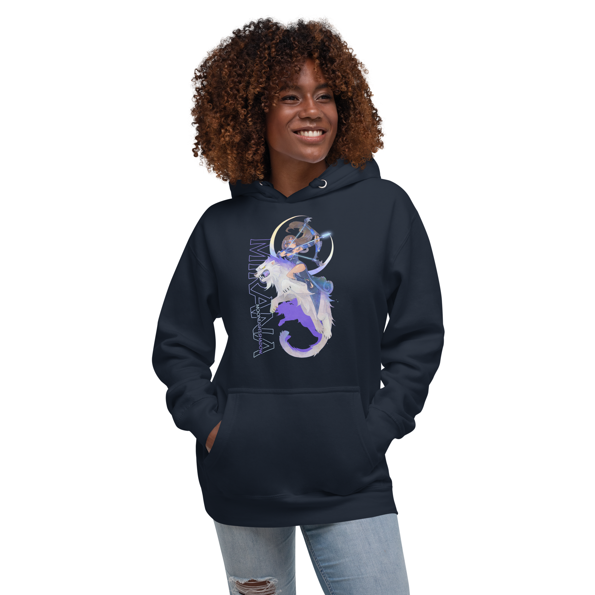 Moonlight Shadow Hoodie - Navy