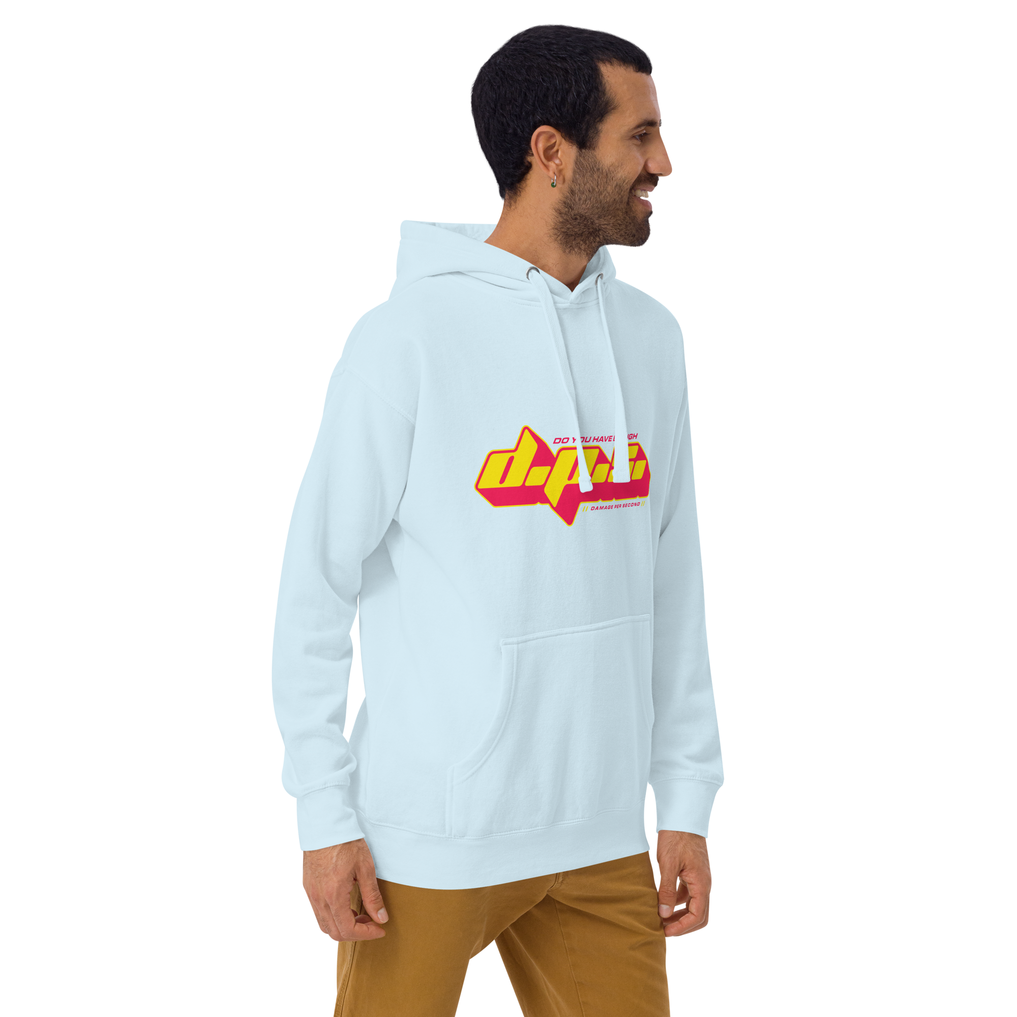 Enough DPS? Hoodie - Sky Blue