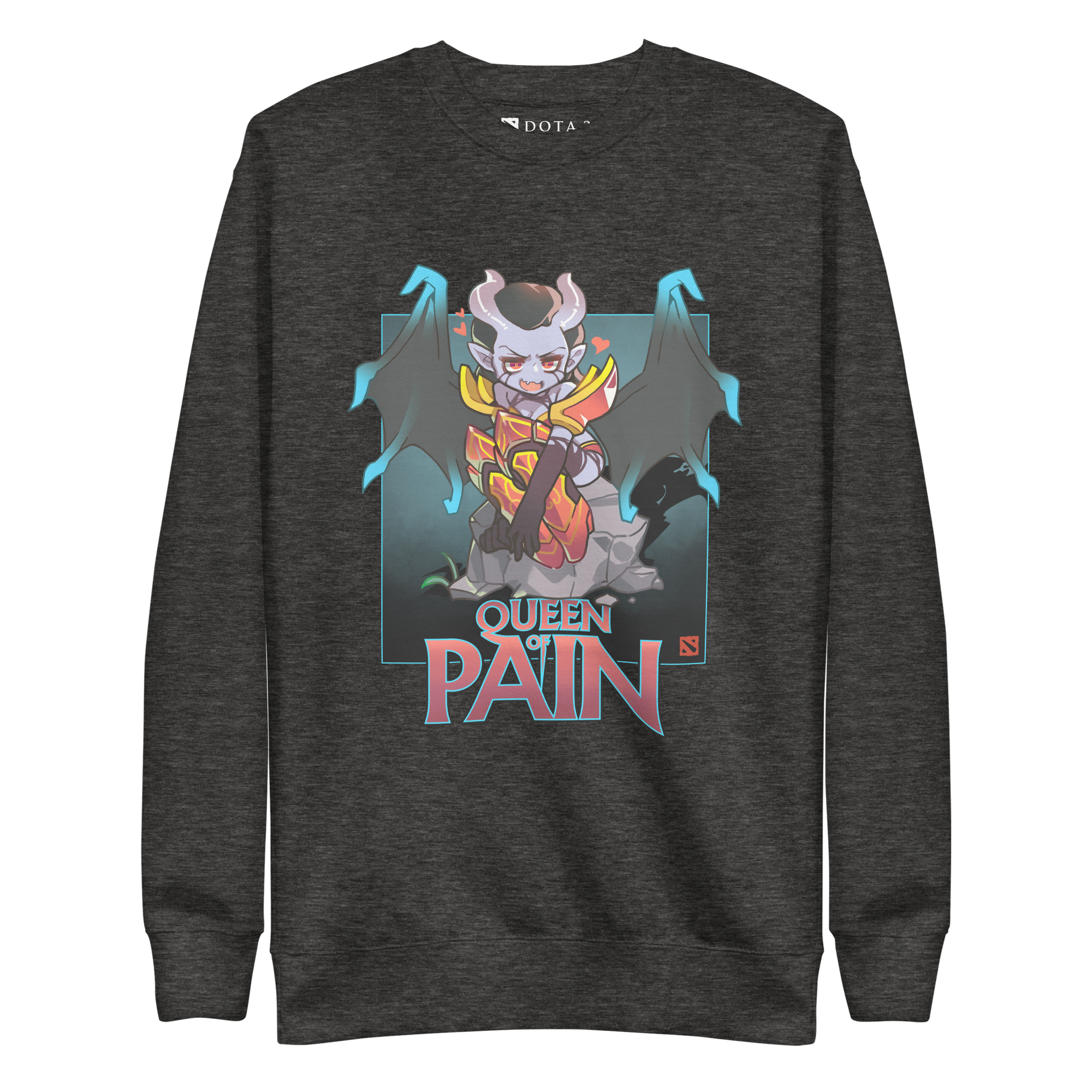 Queen of Pain Sweatshirt - Charocal