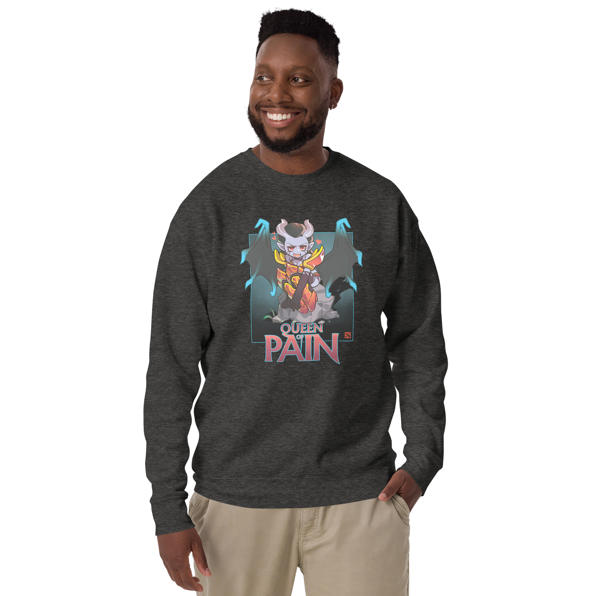 Queen of Pain Sweatshirt - Charocal