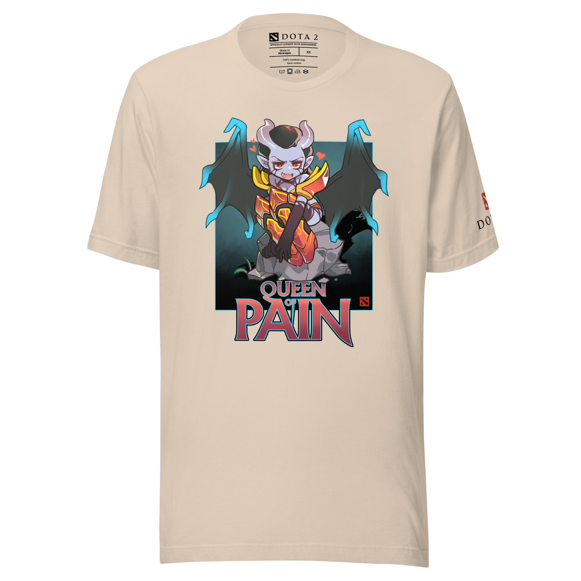 Queen of Pain Tee - Cream