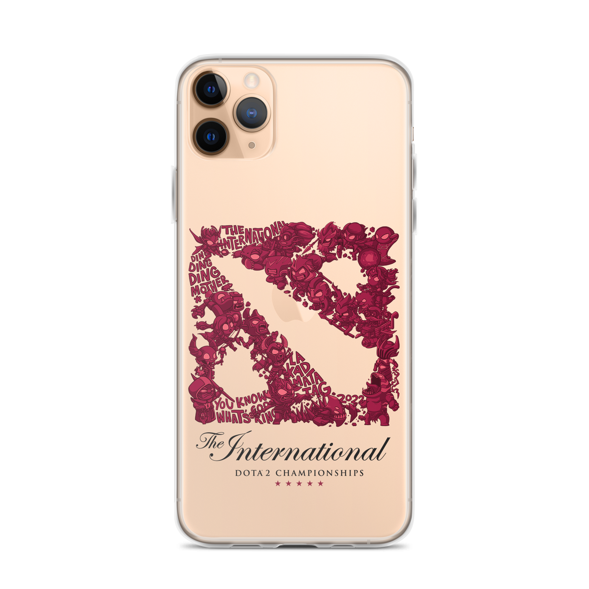 TI11 Doodle iPhone Case