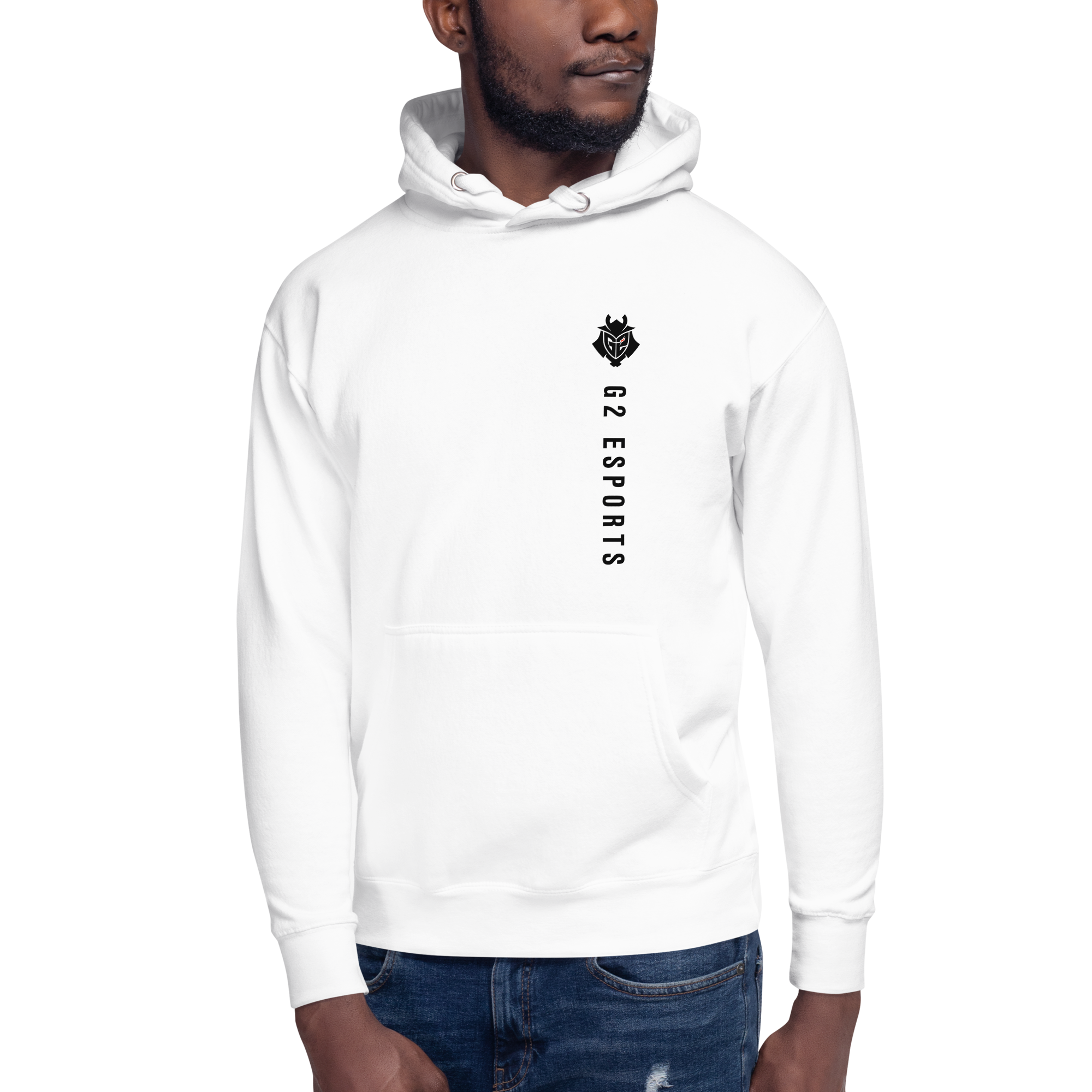 G2 Vertical Hoodie - White