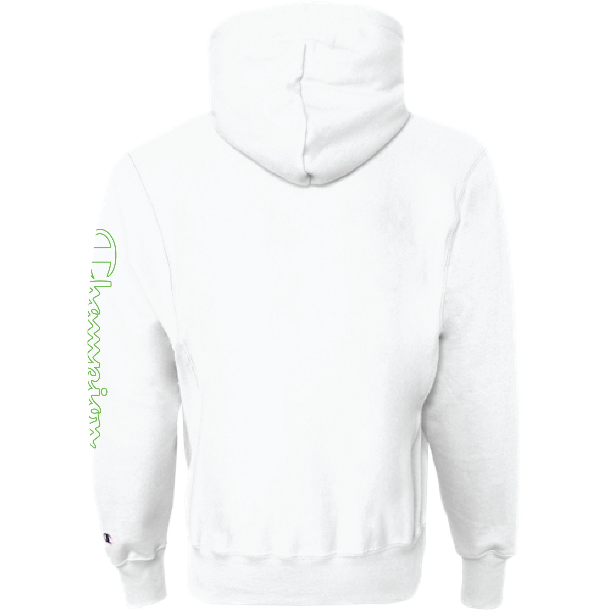 LosPollosTV X Champion “Green Grape” Reverse Weave Hoodie - WHITE