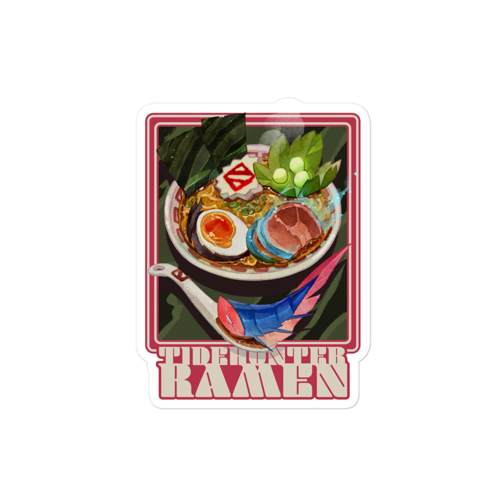 Tidehunter Ramen Sticker