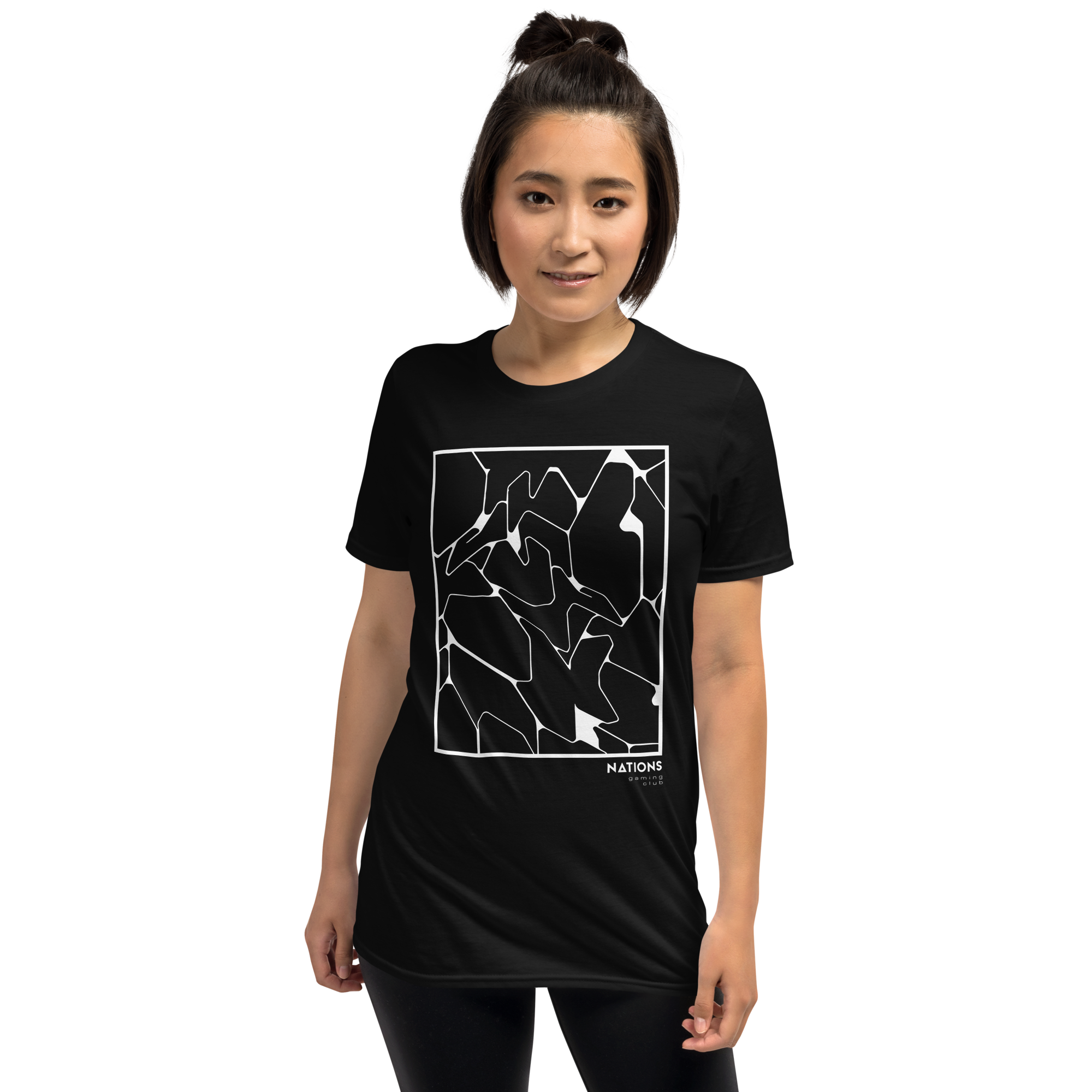 Block Outline Tee - Black