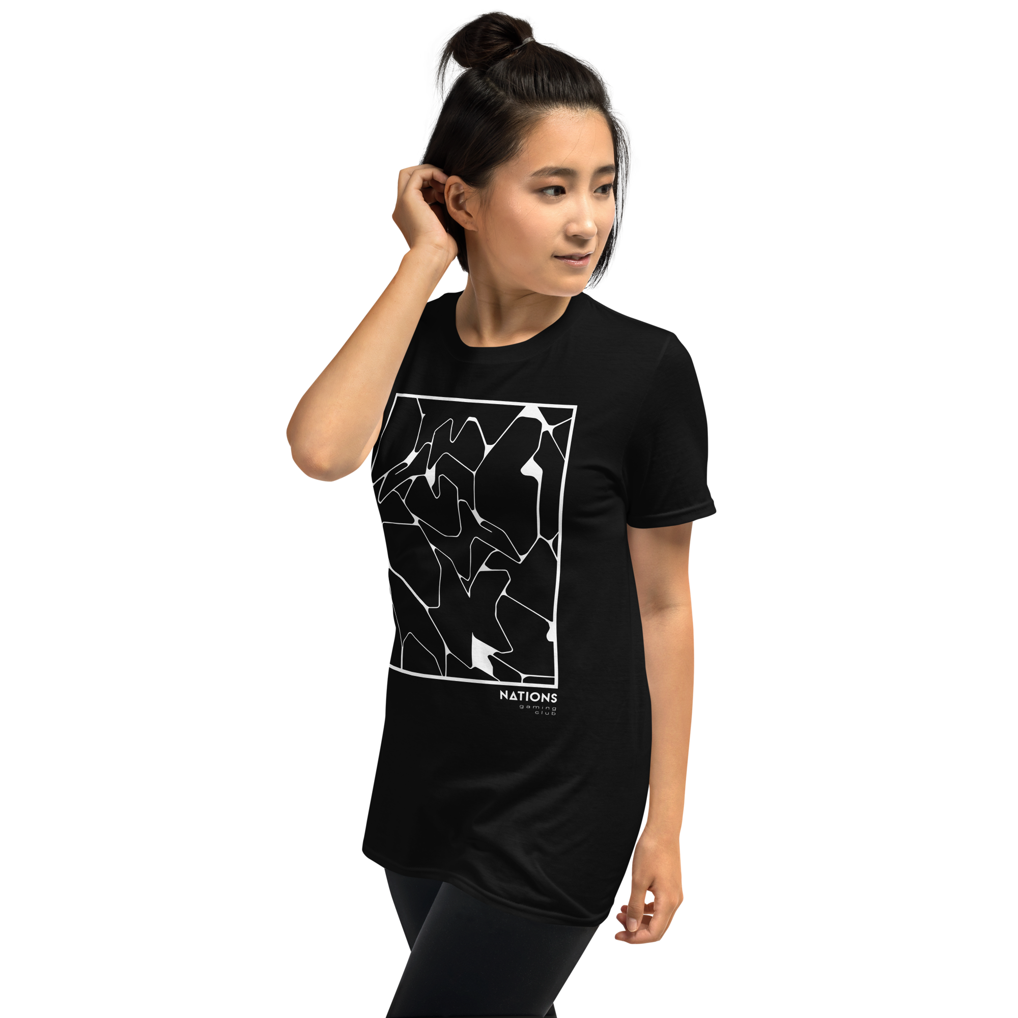 Block Outline Tee - Black