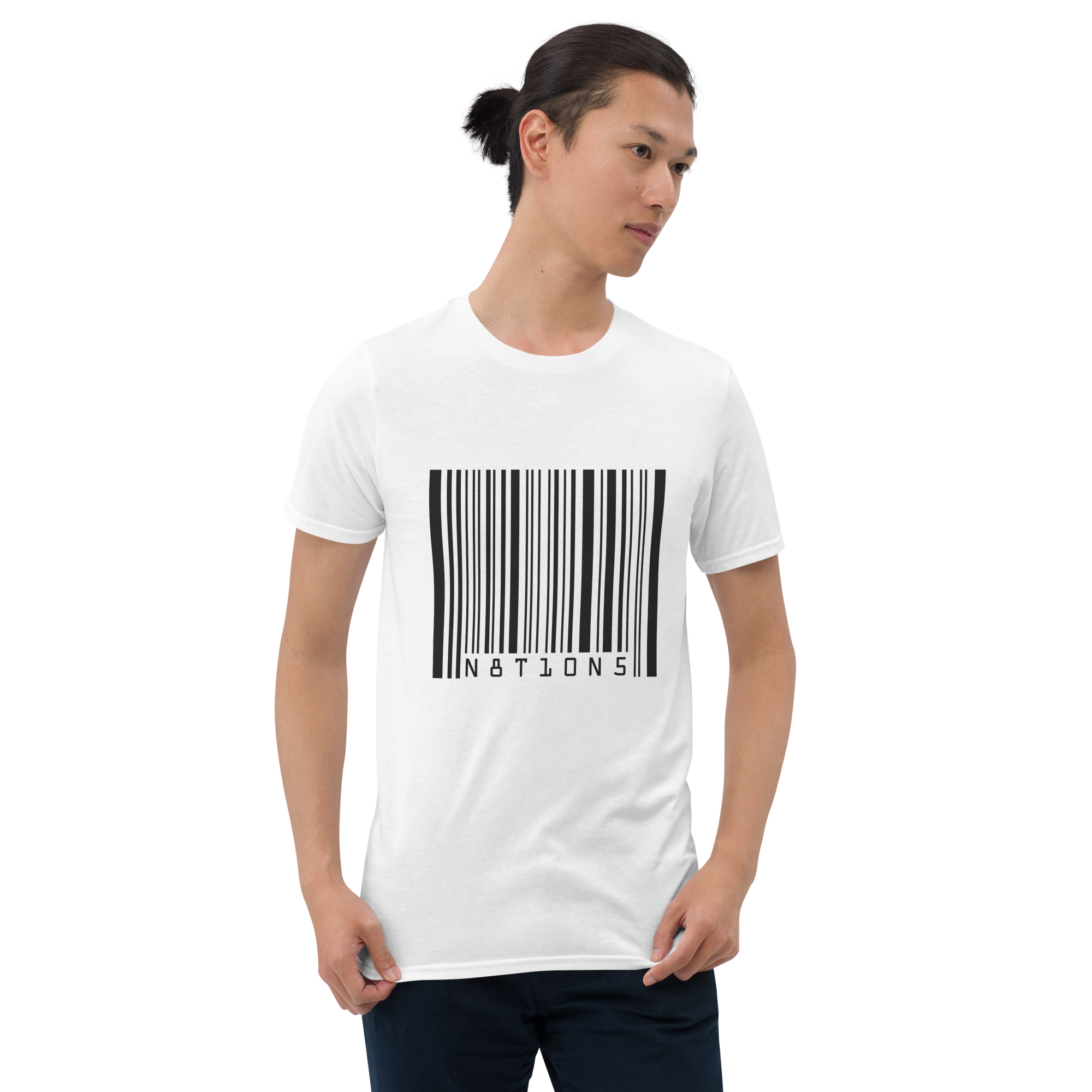 Barcode Tee - White