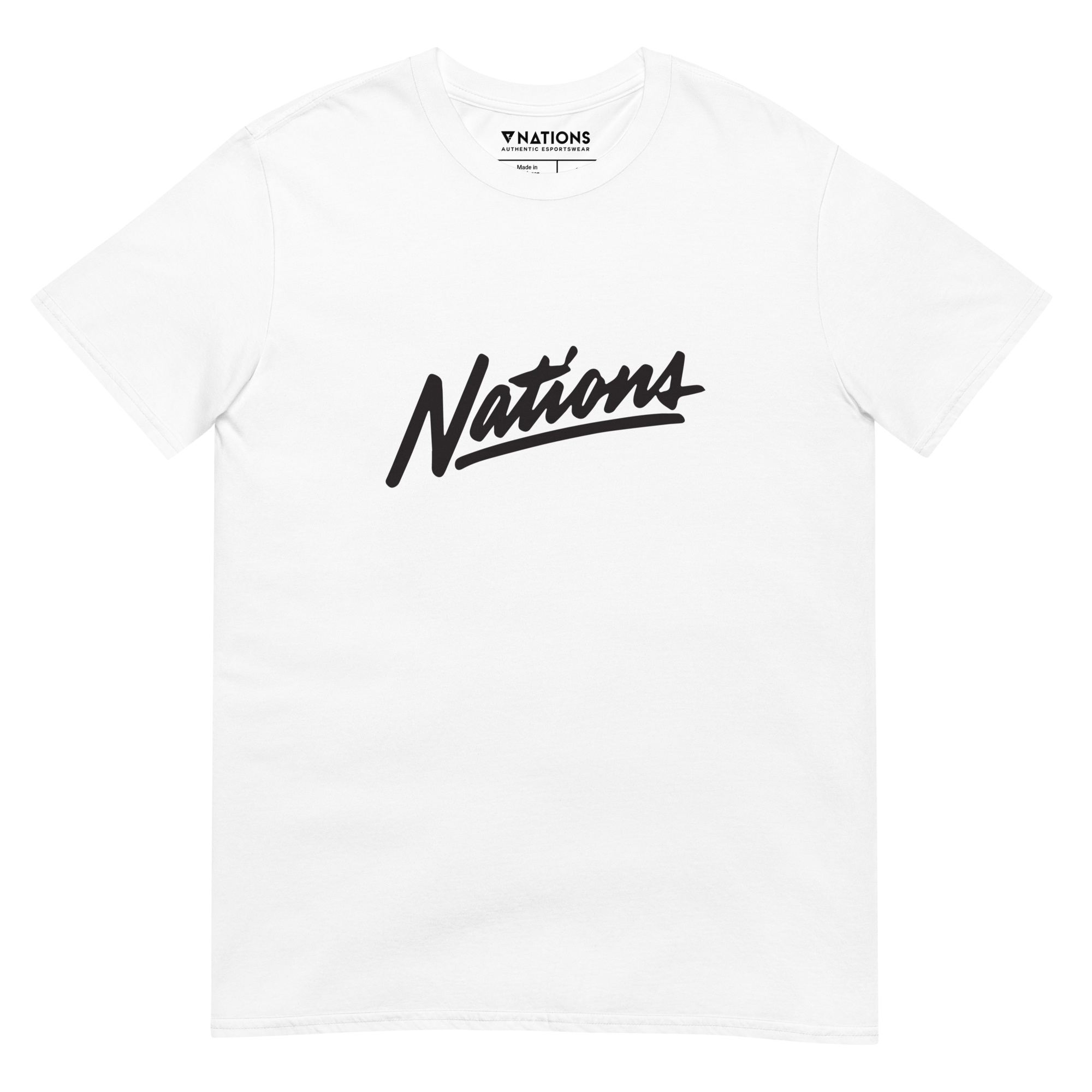 Script Tee - White