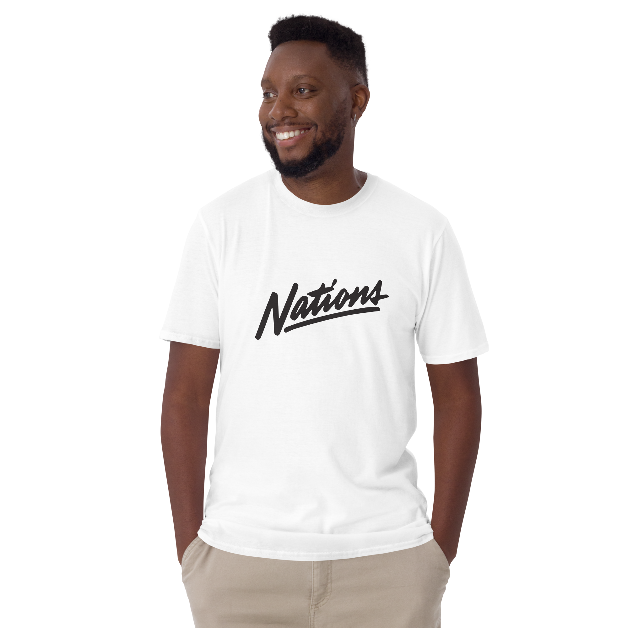 ★GOAL STUDIO★ ESSENTIAL SCRIPT TEEOFF WHITE G5MTS101OWT Script Tee - White