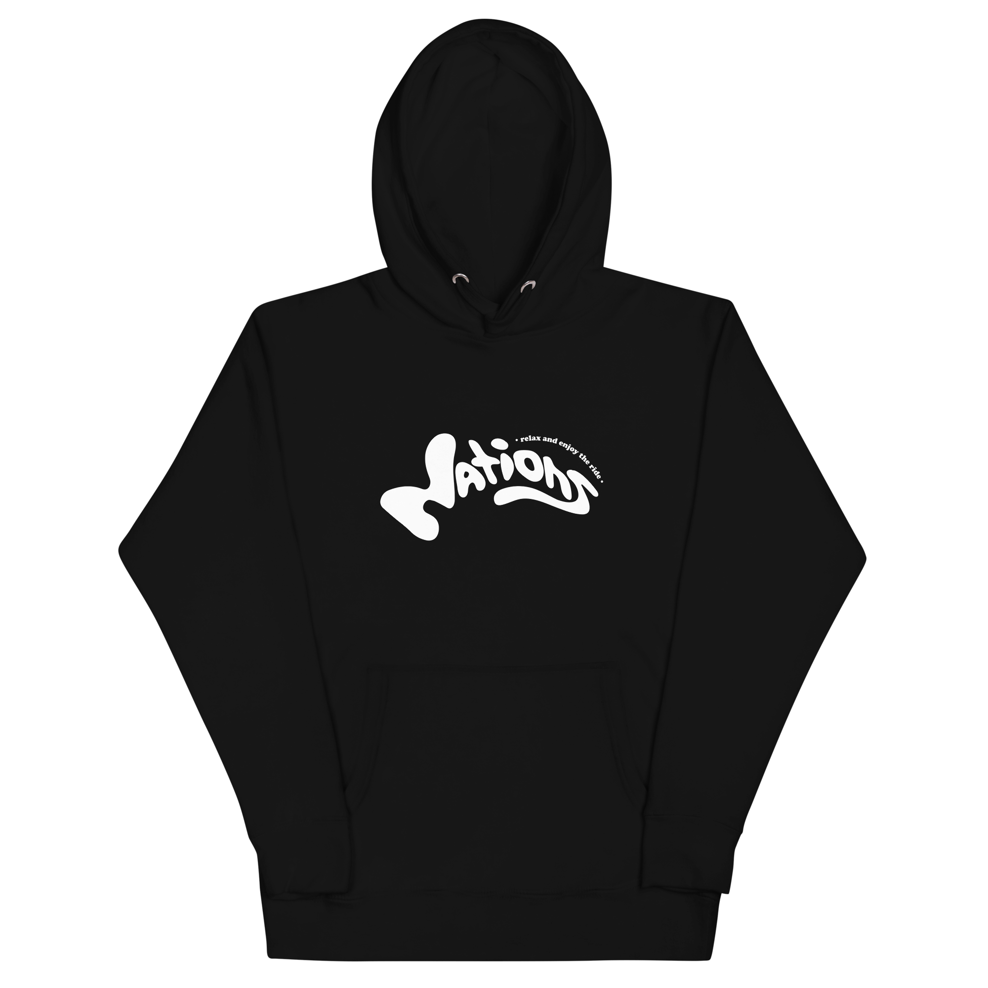 Lounge Compass Hoodie - Black