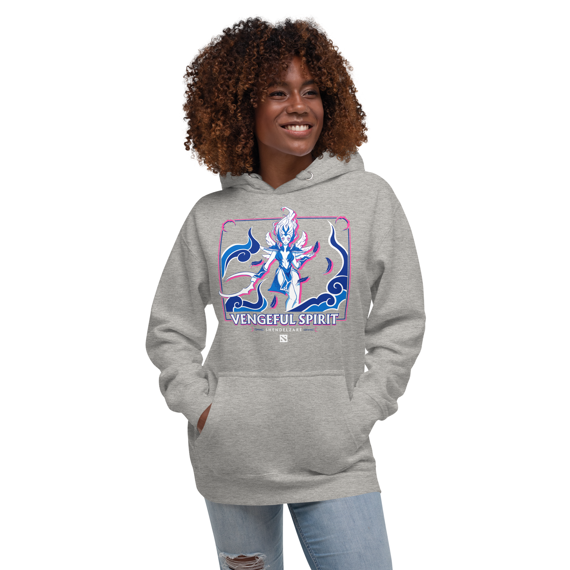 Vengeful Spirit Hoodie - Heather Grey