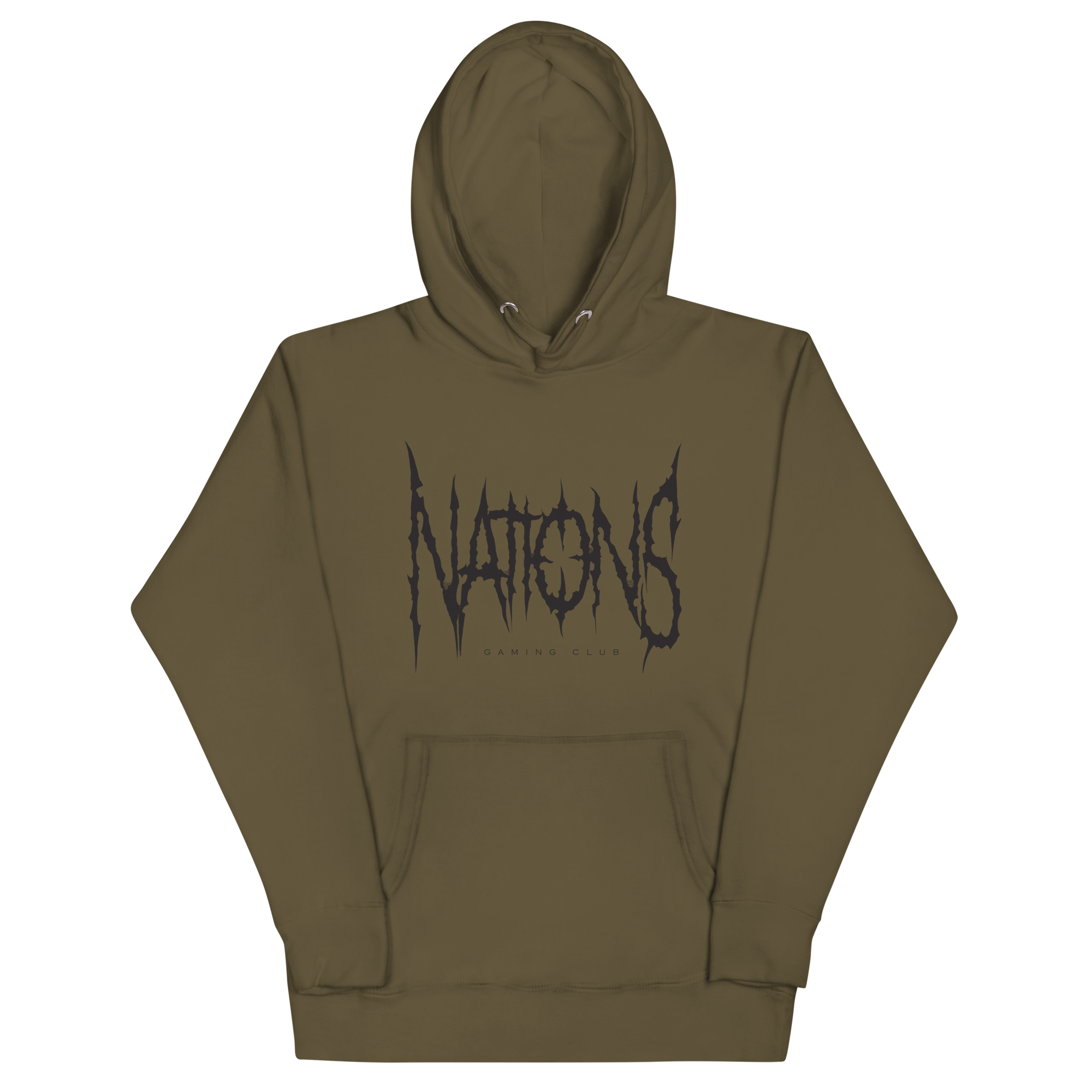 Death Hoodie - Military Green