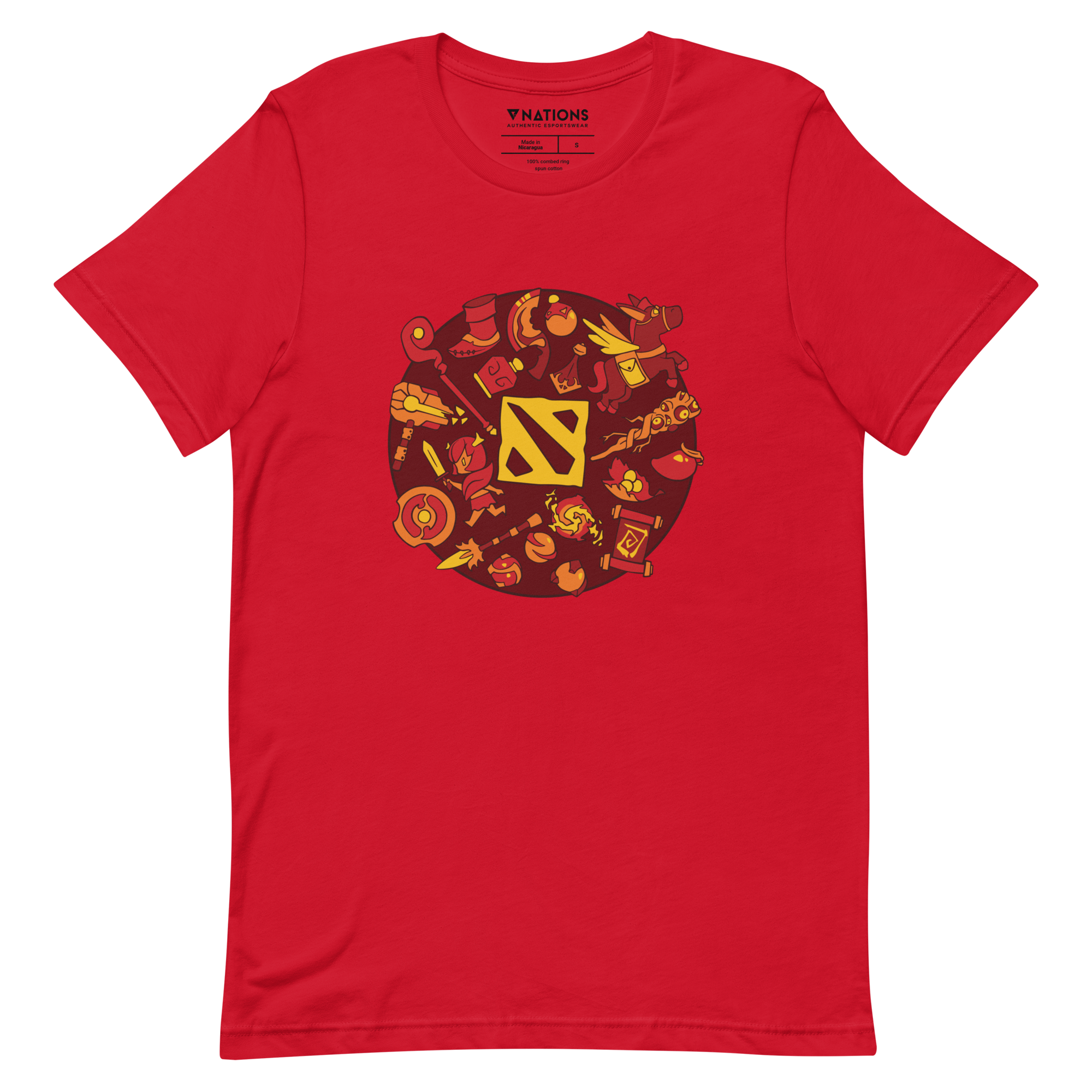 Red Circle Tee - Red