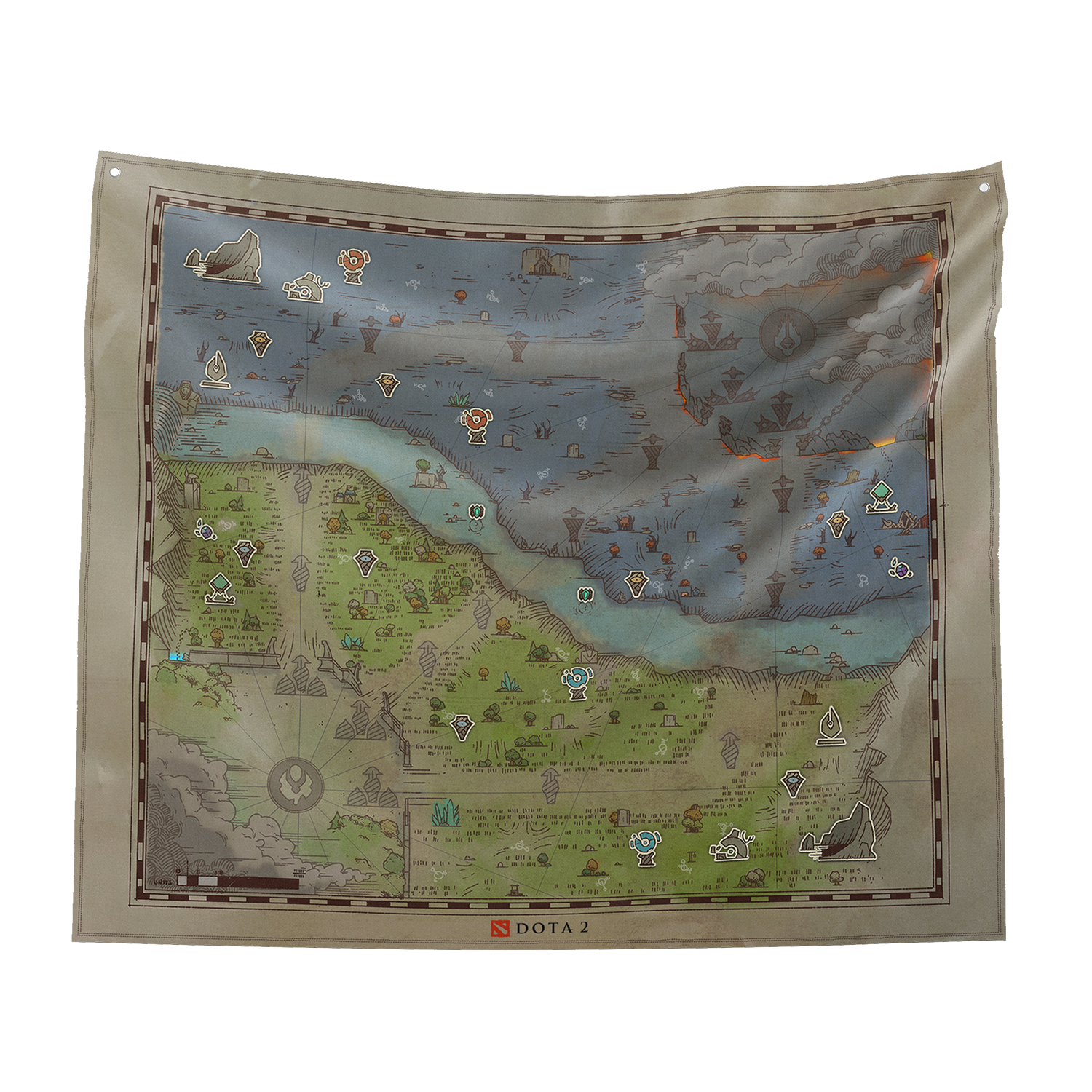 TI12 Map Flag