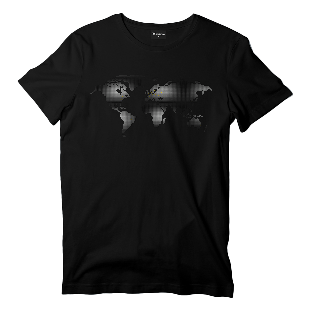 Nations Pixel Map Tee - We Are Nations