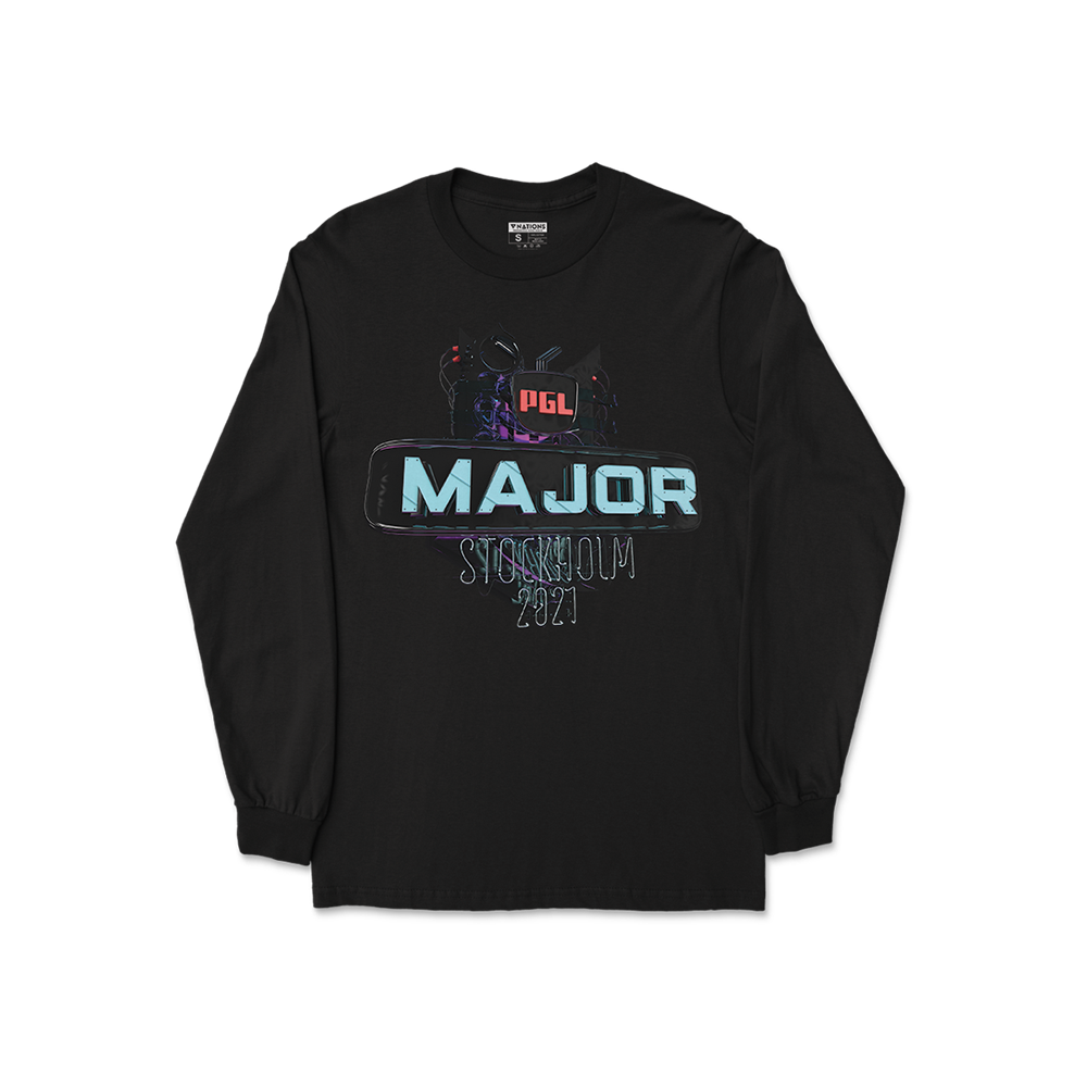 PGL - Stockholm Major 2021: Long Sleeve Tee [Black]