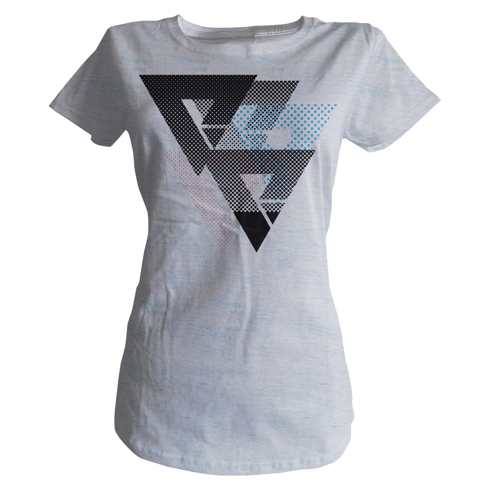 Nations Halftone Womens Tee - Marble Blue - We Are Nations