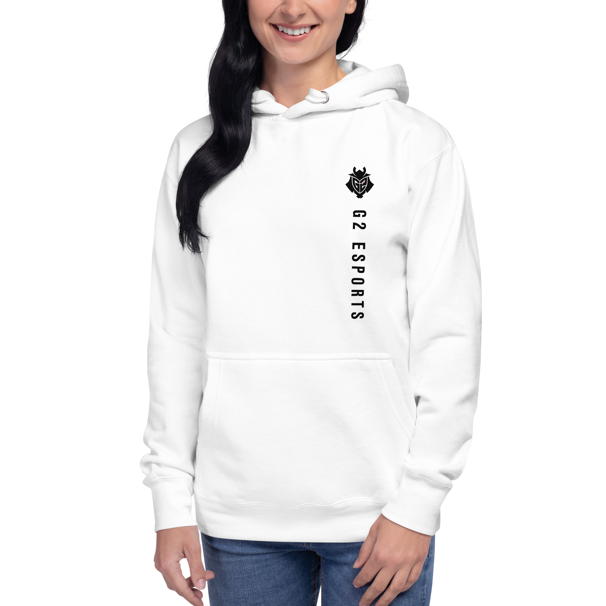 G2 Vertical Hoodie - White